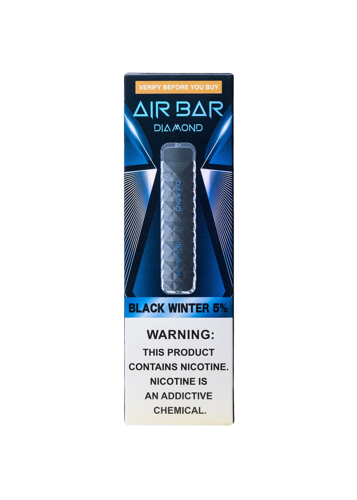 Air Bar Diamond 500 Black Winter | GetPop Air Bar Diamond 500 Black Winter | GetPop