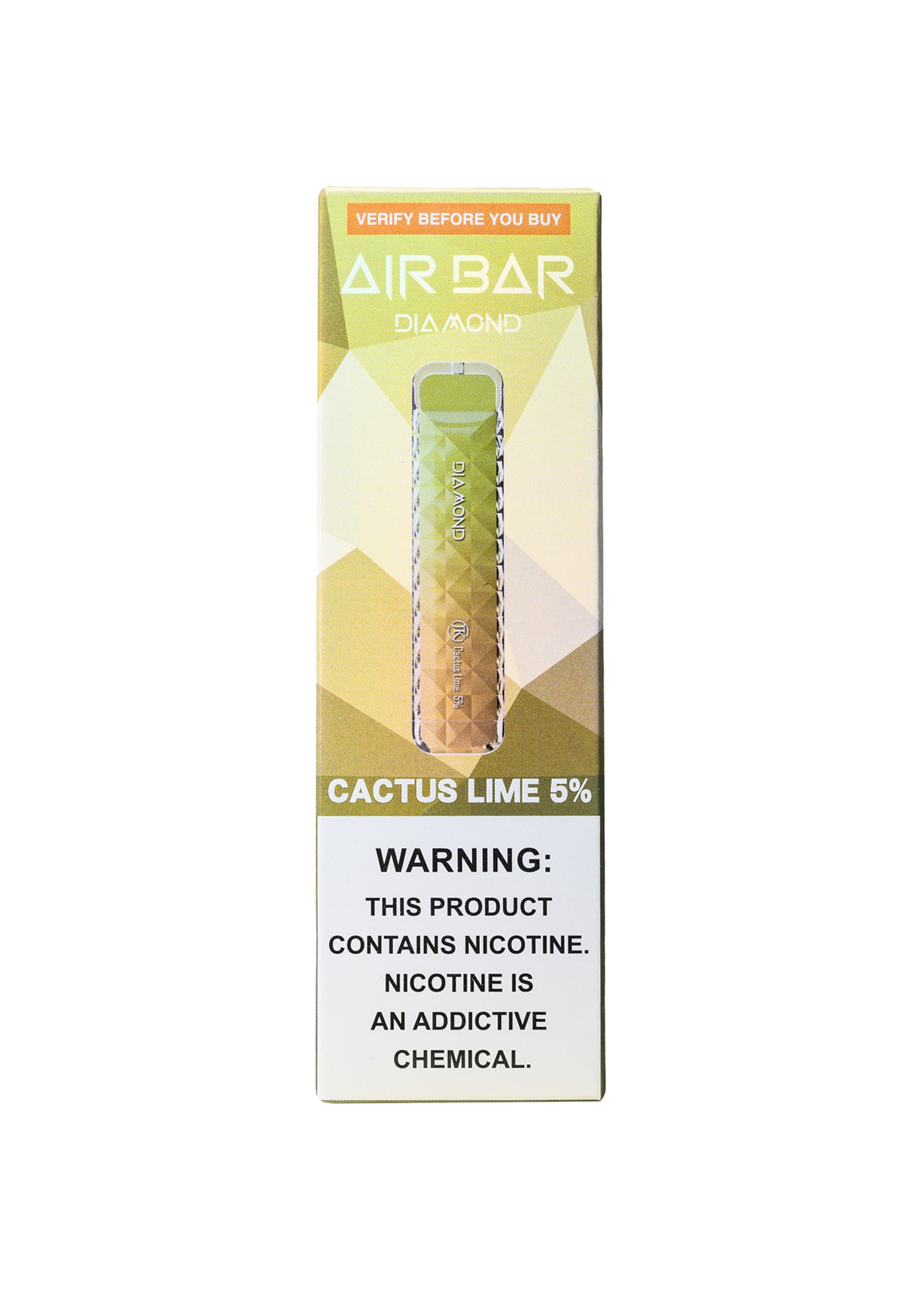 Air Bar Diamond 500 Cactus Lime | GetPop Air Bar Diamond 500 Cactus Lime | GetPop