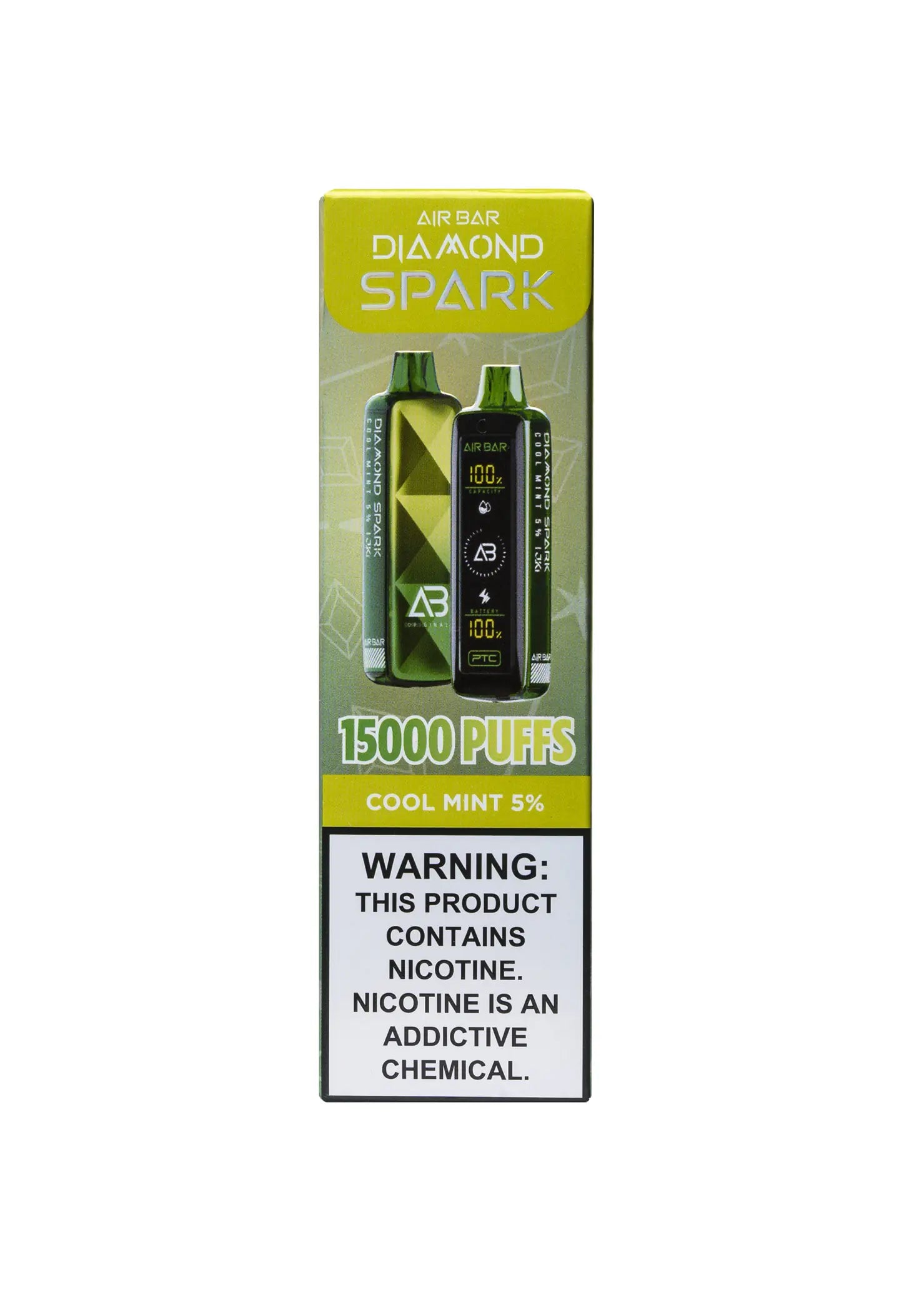 Air Bar Diamond Spark 15K Cool Mint | GetPop Air Bar Diamond Spark 15K Cool Mint | GetPop