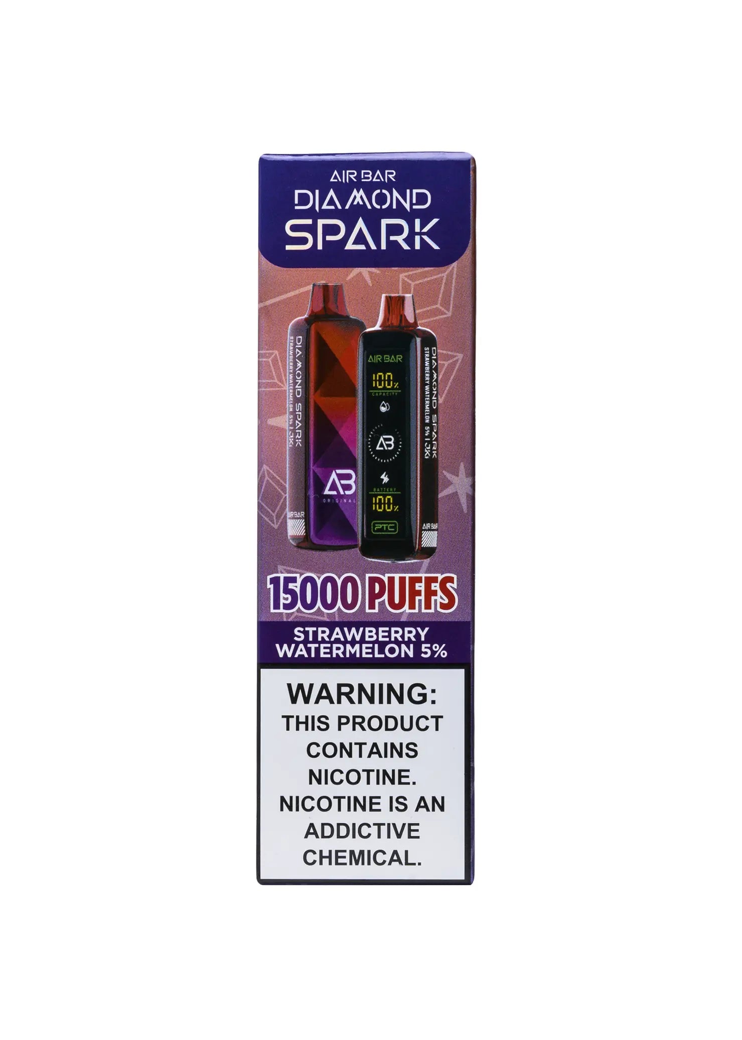 Air Bar Diamond Spark 15K Strawberry Watermelon