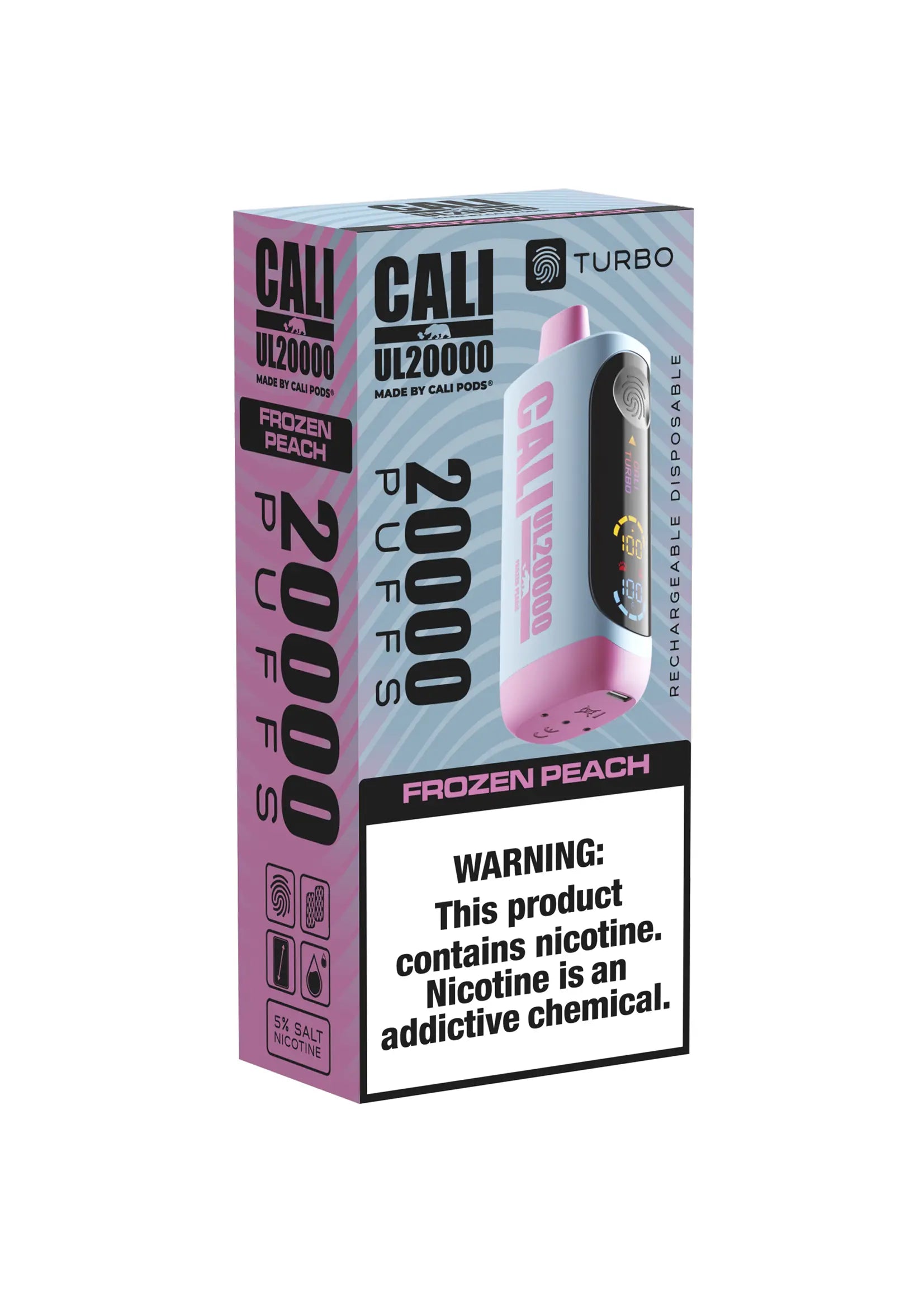 Cali UL20000 Frozen Peach | GetPop Cali UL20000 Frozen Peach | GetPop