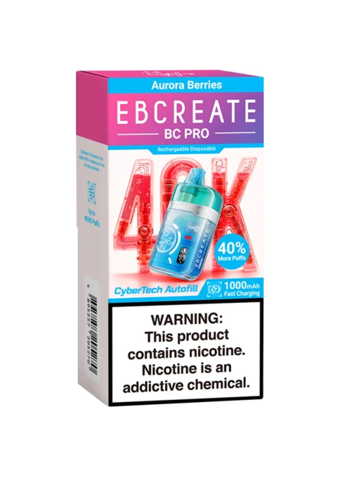 EB Create BC Pro 40K Aurora Berries | GetPop EB Create BC Pro 40K Aurora Berries | GetPop
