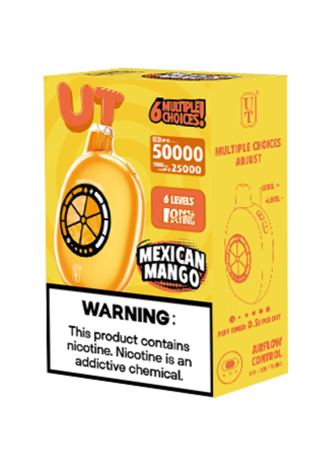 Flum UT 50K Mexican Mango | GetPop Flum UT 50K Mexican Mango | GetPop