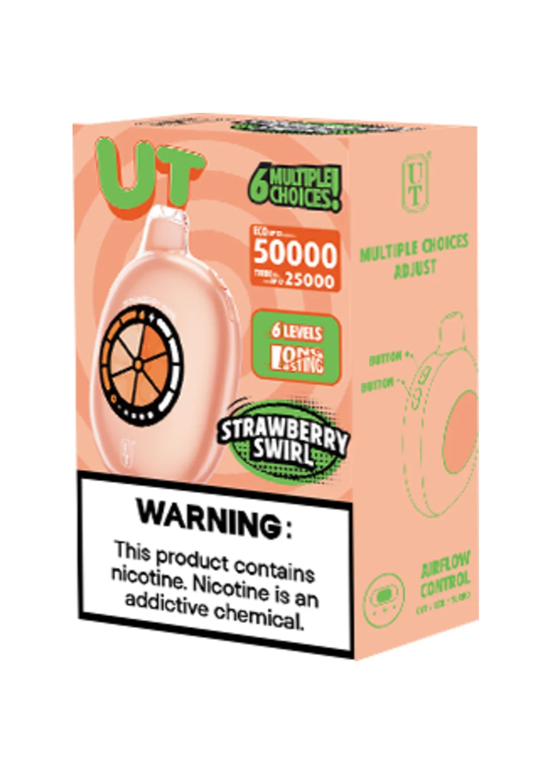 Flum UT 50K Strawberry Swirl | GetPop Flum UT 50K Strawberry Swirl | GetPop