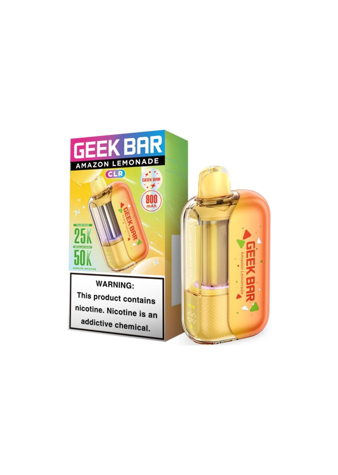 Geek Bar CLR 50K Amazon Lemonade | GetPop Geek Bar CLR 50K Amazon Lemonade | GetPop