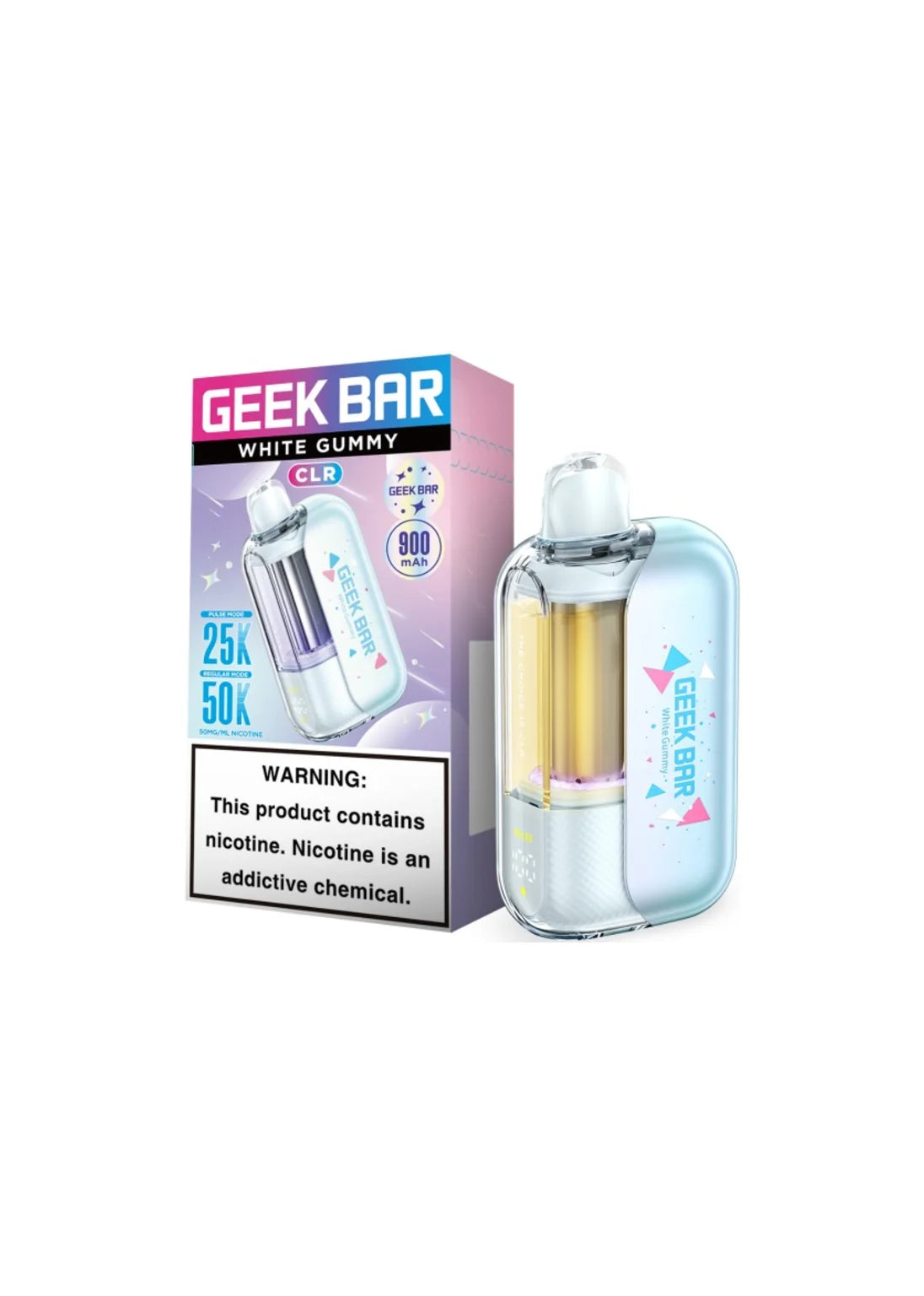 Geek Bar CLR 50K White Gummy