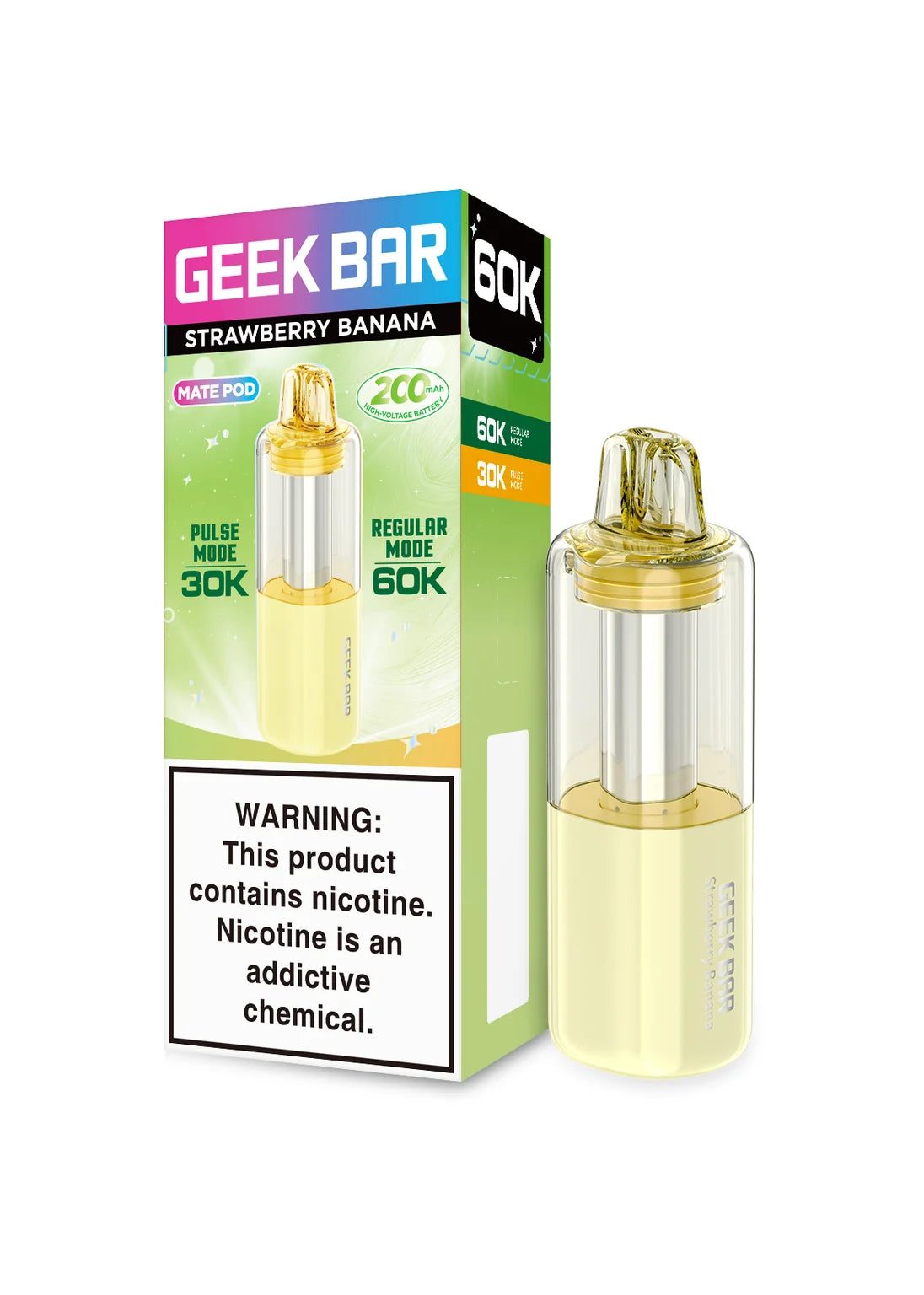 strawberry banana geek bar pulse Geek Bar MATE 60K Pod Strawberry Banana strawberry banana geek bar pulse Geek Bar MATE 60K Pod Strawberry Banana