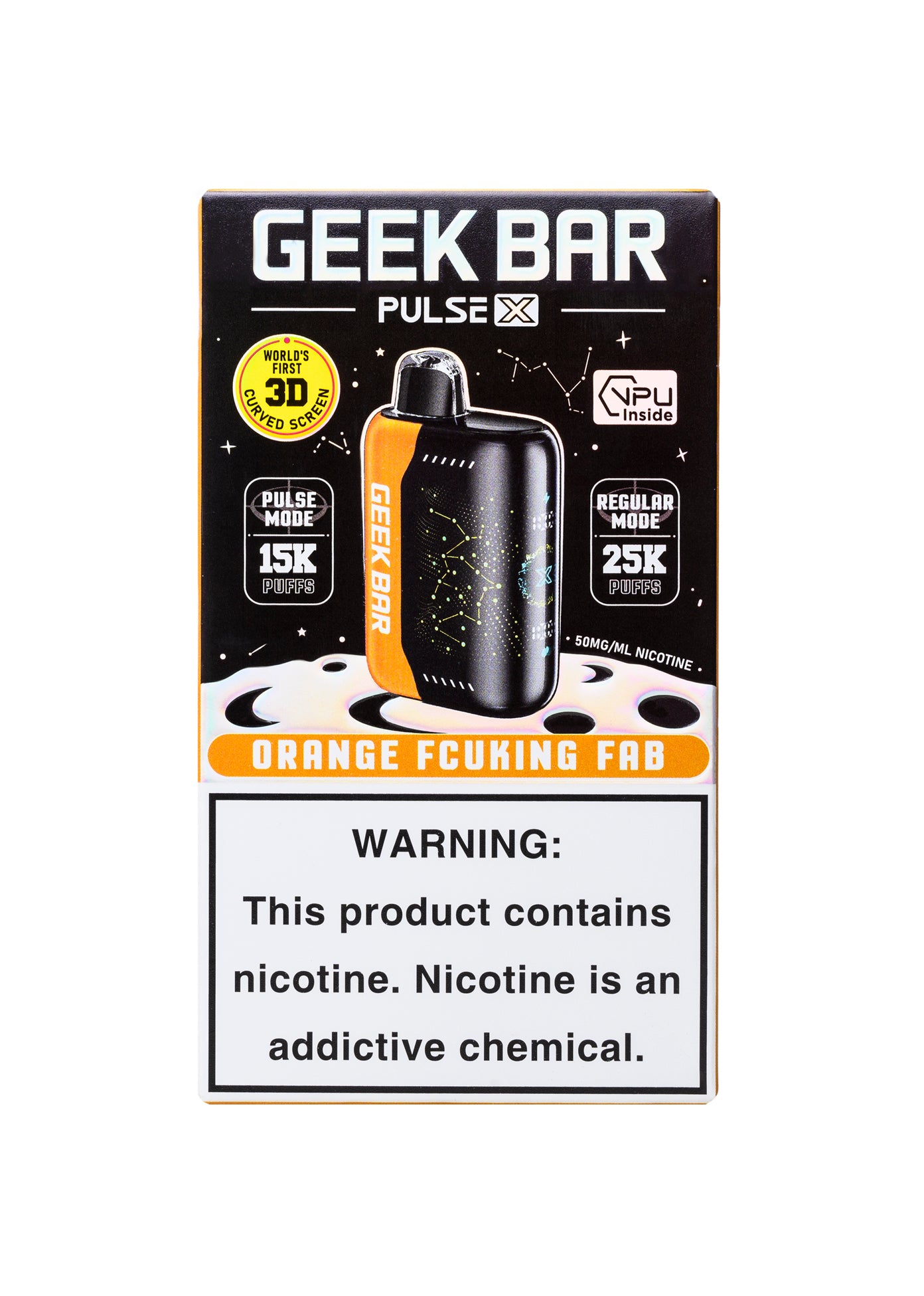 Geek Bar Pulse X 25K Orange Fcuking Fab | GetPop Geek Bar Pulse X 25K Orange Fcuking Fab | GetPop