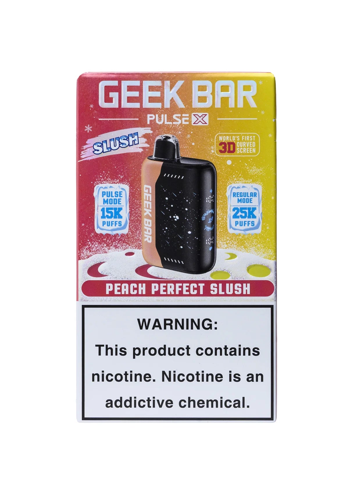 elf bar vape uk Orange SLUSH Geek Bar Pulse X 25000 Disposable Vape main image 0