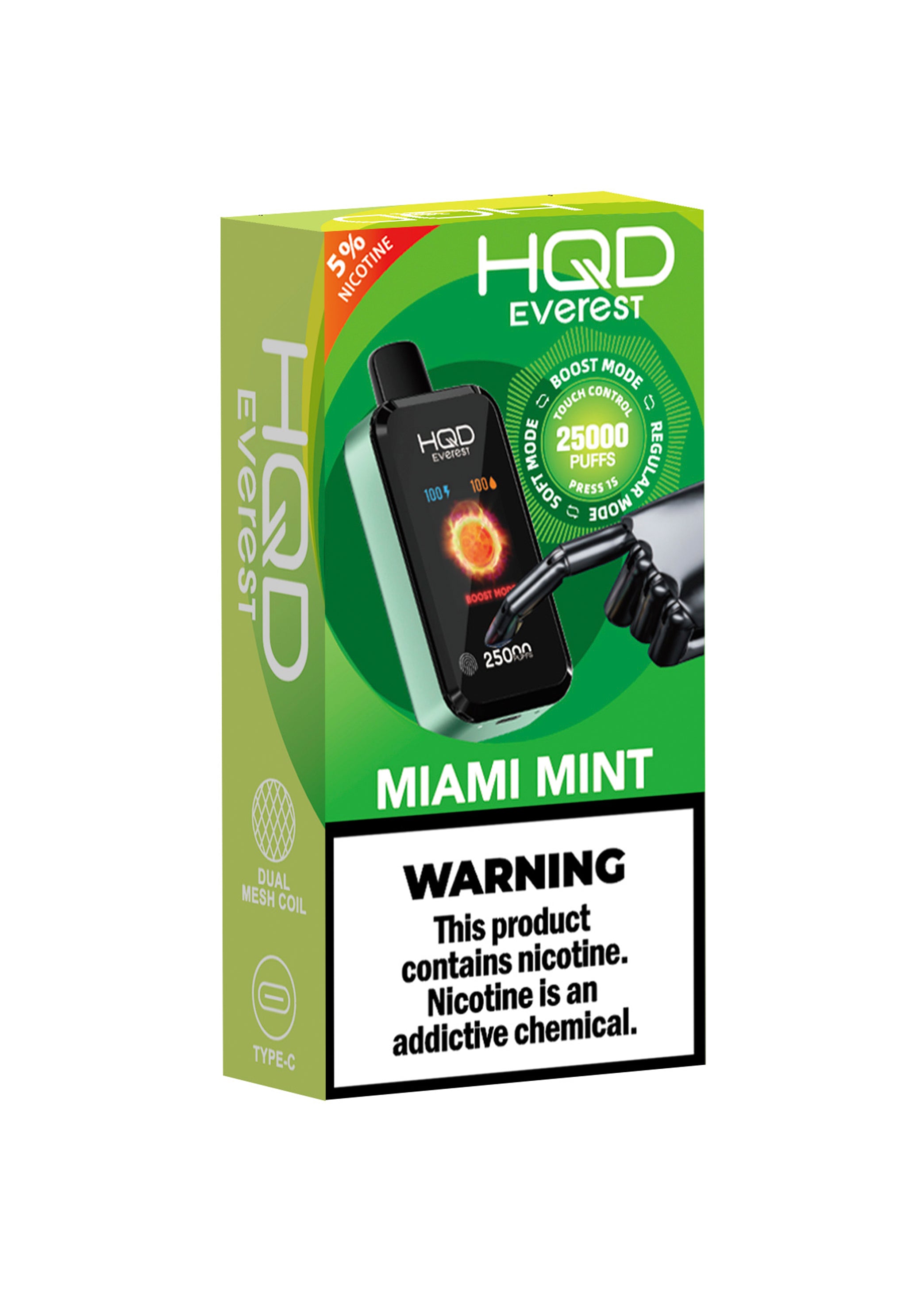 HQD Cuvie Everest 25K Miami Mint | GetPop