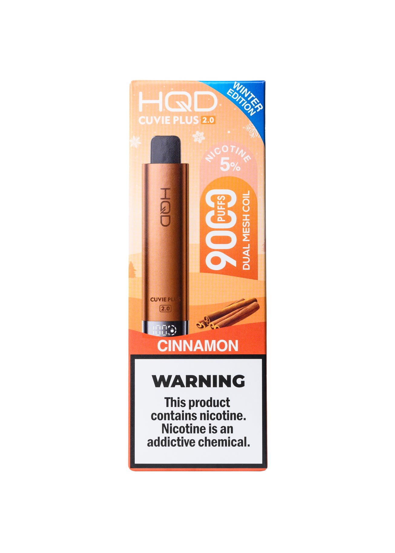 HQD Cuvie Plus 2.0 Cinnamon | GetPop HQD Cuvie Plus 2.0 Cinnamon | GetPop