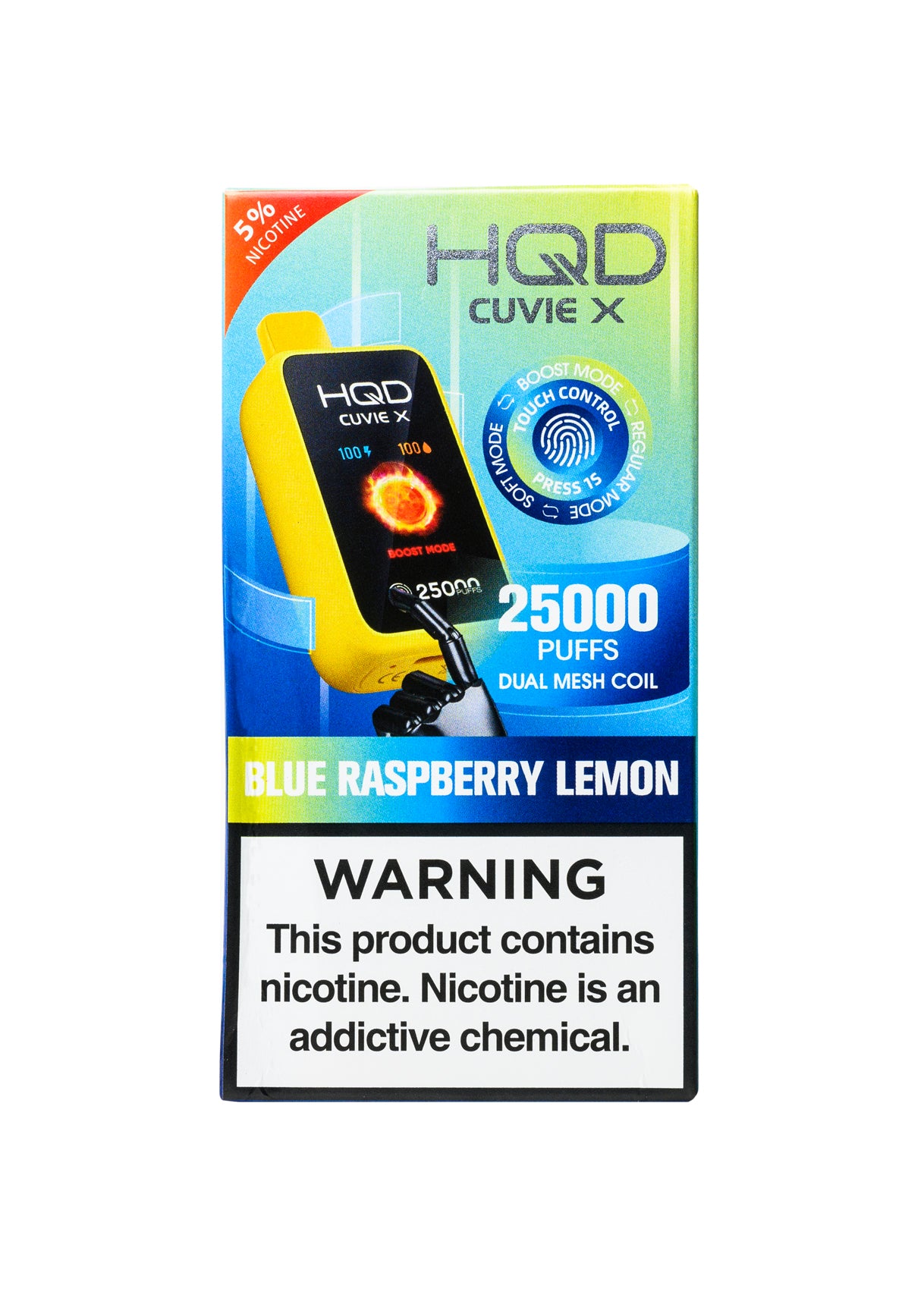 HQD Cuvie X 25000 Blue Raspberry Lemon | GetPop