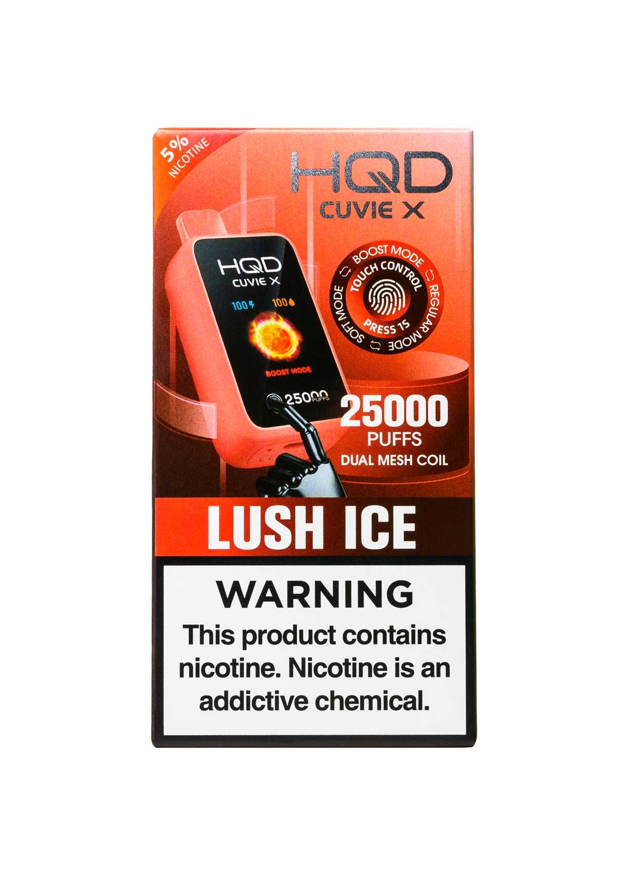 hqd vape 25000 puffs HQD Cuvie X 25000 Lush Ice