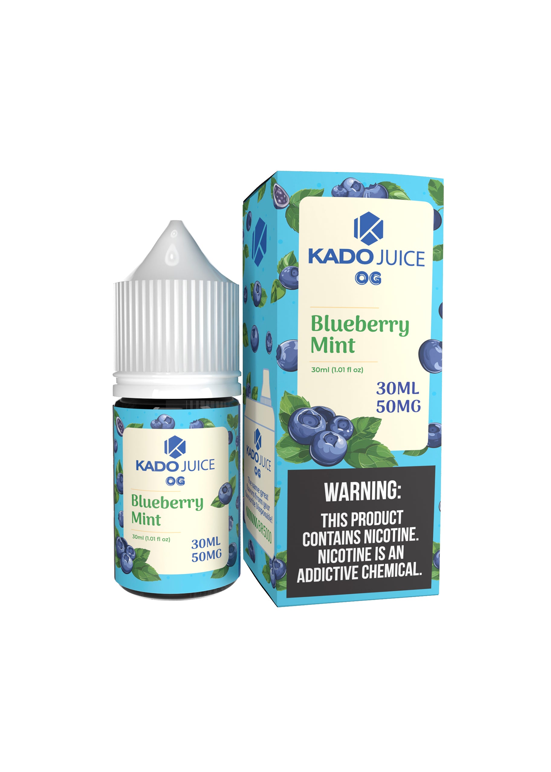 Kado Juice Salt Blueberry Mint | GetPop Kado Juice Salt Blueberry Mint | GetPop