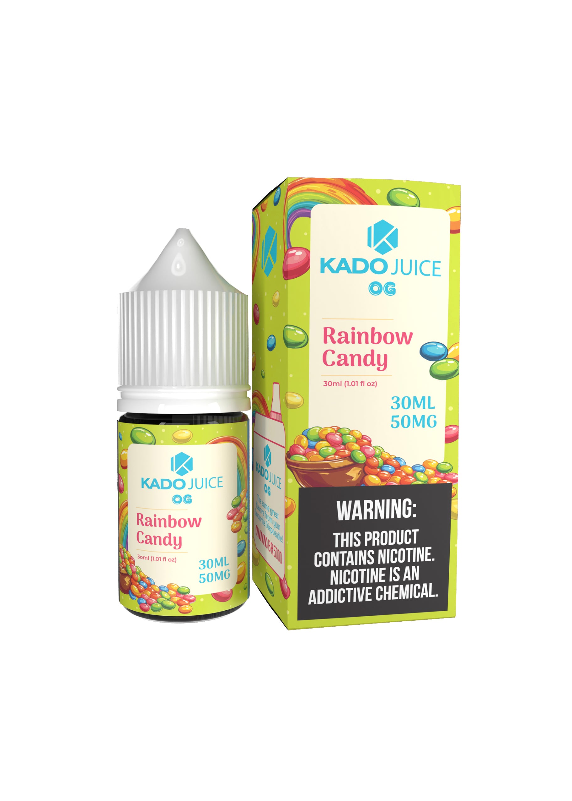 Kado Juice Salt Rainbow Candy | GetPop Kado Juice Salt Rainbow Candy | GetPop
