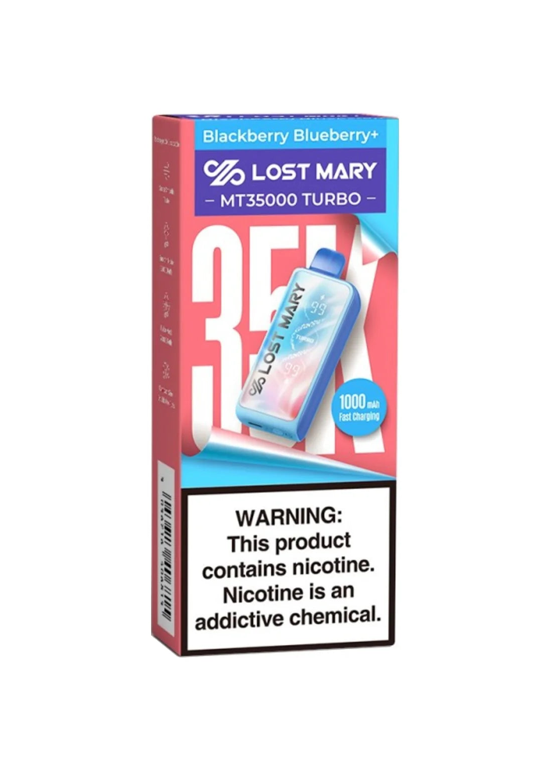 Lost Mary MT35000 Turbo Blackberry Blueberry Plus | GetPop Lost Mary MT35000 Turbo Blackberry Blueberry Plus | GetPop
