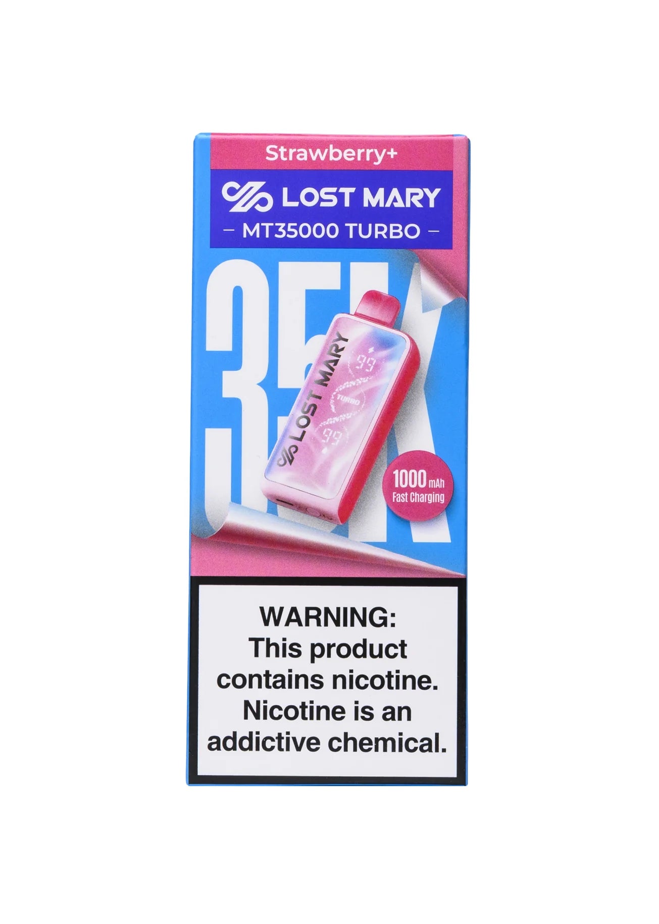 Lost Mary MT35000 Turbo Strawberry Plus | GetPop Lost Mary MT35000 Turbo Strawberry Plus | GetPop