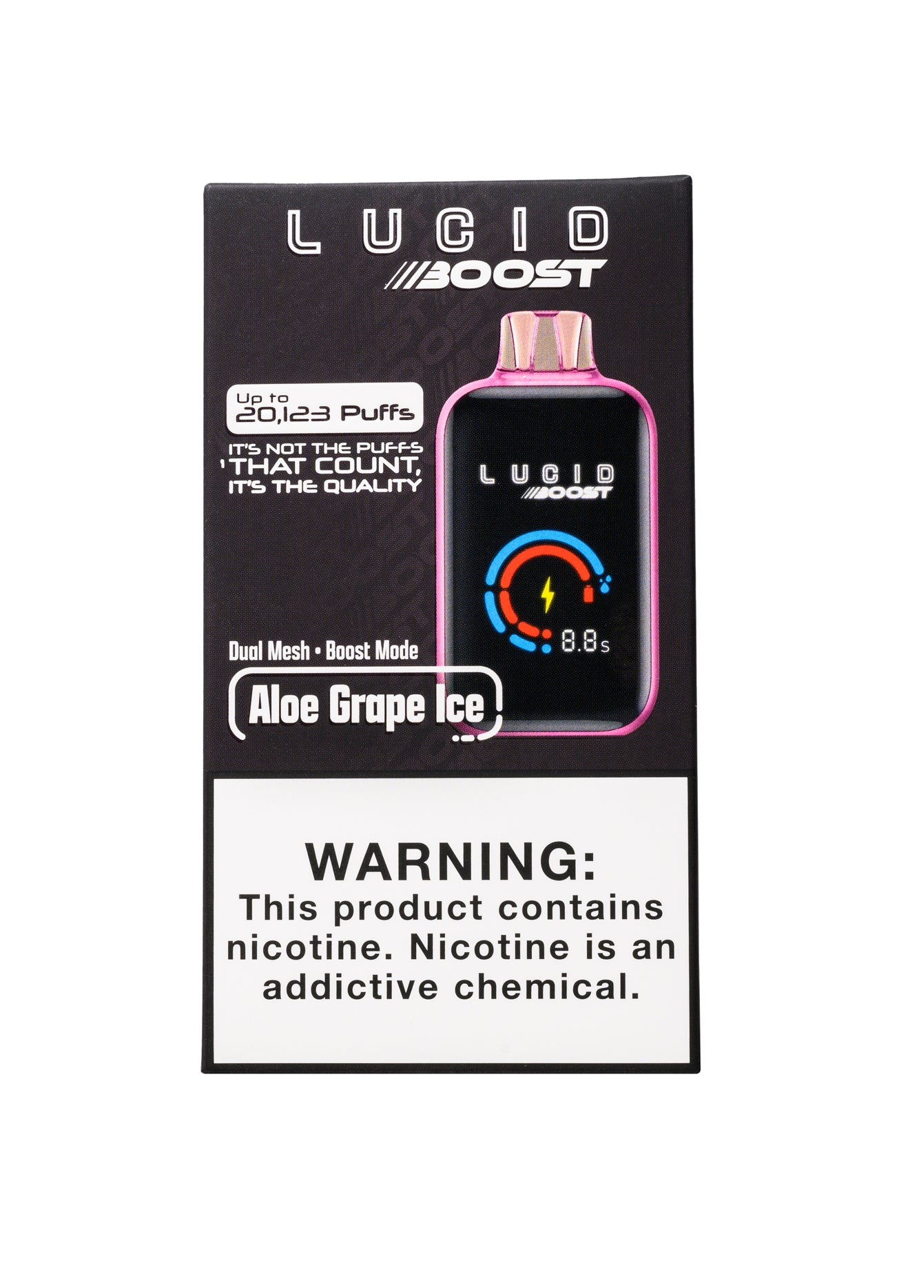 Lucid Boost 20K Aloe Grape Ice | GetPop Lucid Boost 20K Aloe Grape Ice | GetPop
