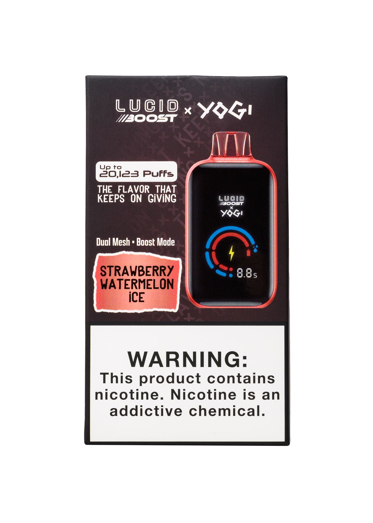 Lucid Boost x Yogi 20K Strawberry Watermelon Ice | GetPop Lucid Boost x Yogi 20K Strawberry Watermelon Ice | GetPop