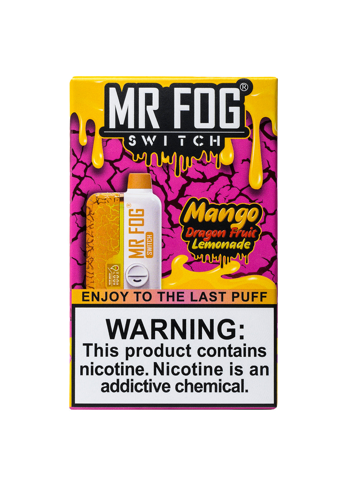 Mr Fog Switch SW15000 Mango Dragon Fruit Lemonade | GetPop Mr Fog Switch SW15000 Mango Dragon Fruit Lemonade | GetPop