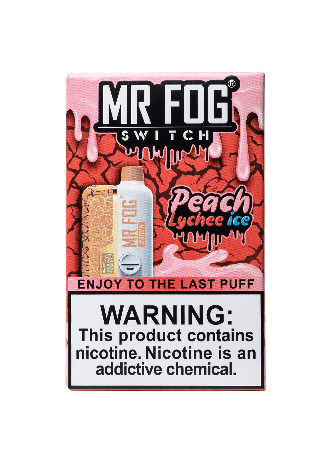 Mr Fog Switch SW15000 Peach Lychee Ice | GetPop Mr Fog Switch SW15000 Peach Lychee Ice | GetPop