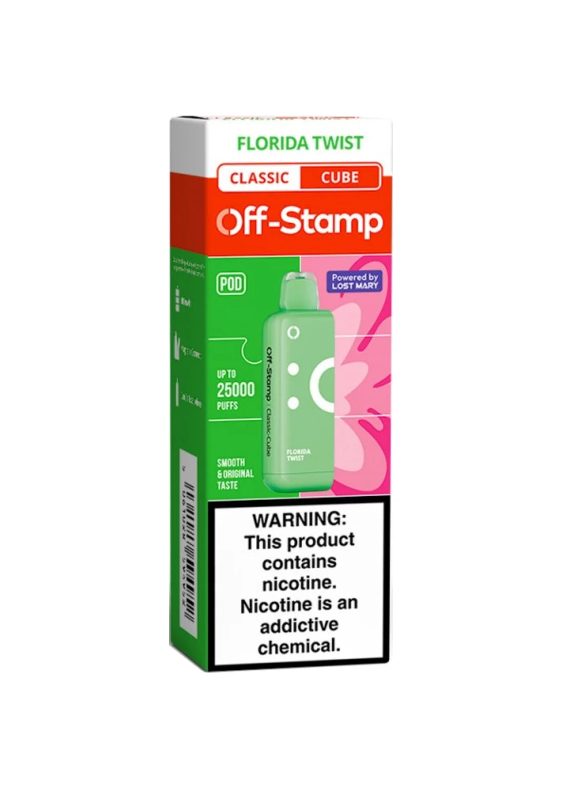 Off-Stamp Classic Cube Pod Florida Twist | GetPop Off-Stamp Classic Cube Pod Florida Twist | GetPop