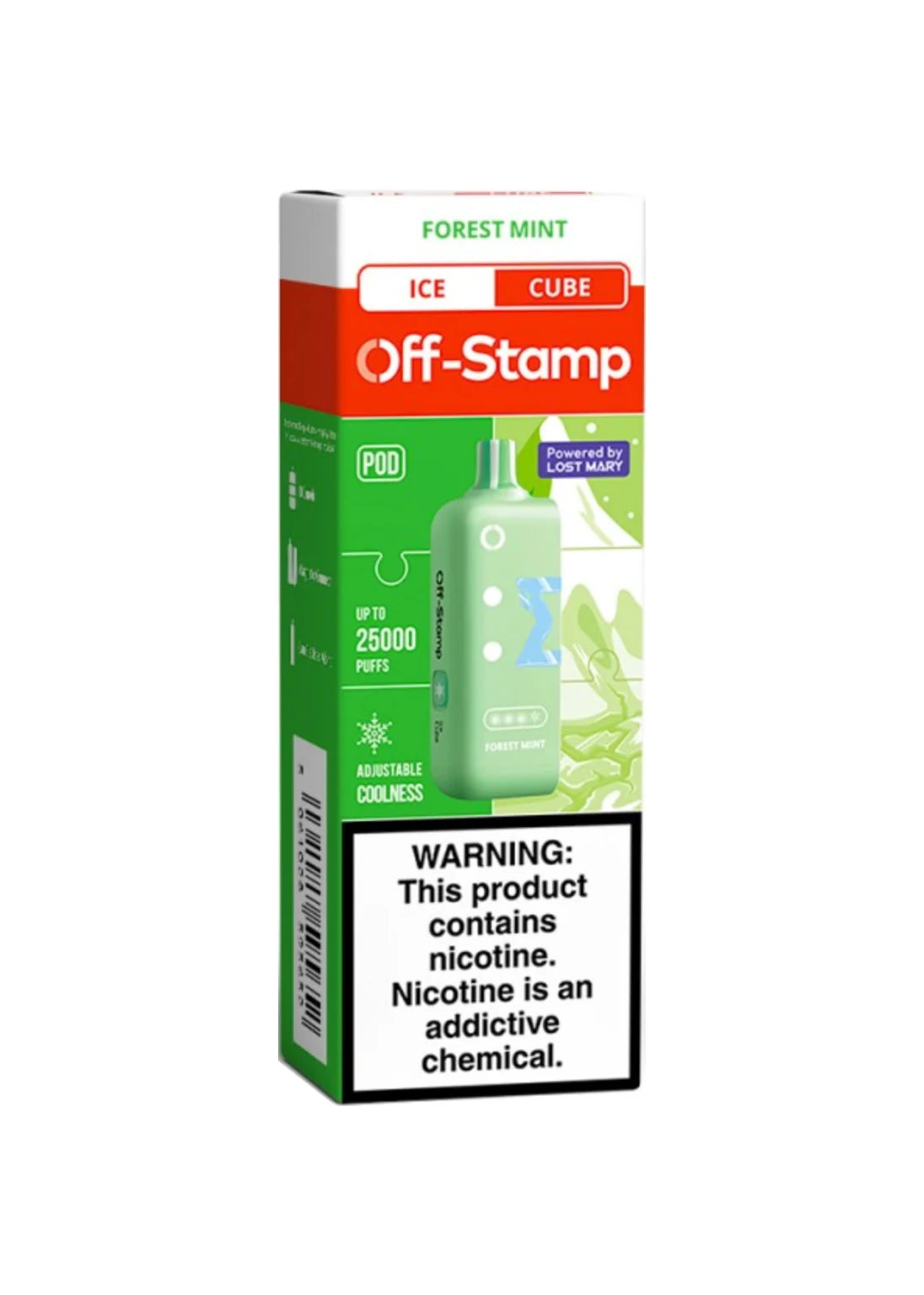 Off-Stamp Ice Cube Pod Forest Mint | GetPop Off-Stamp Ice Cube Pod Forest Mint | GetPop