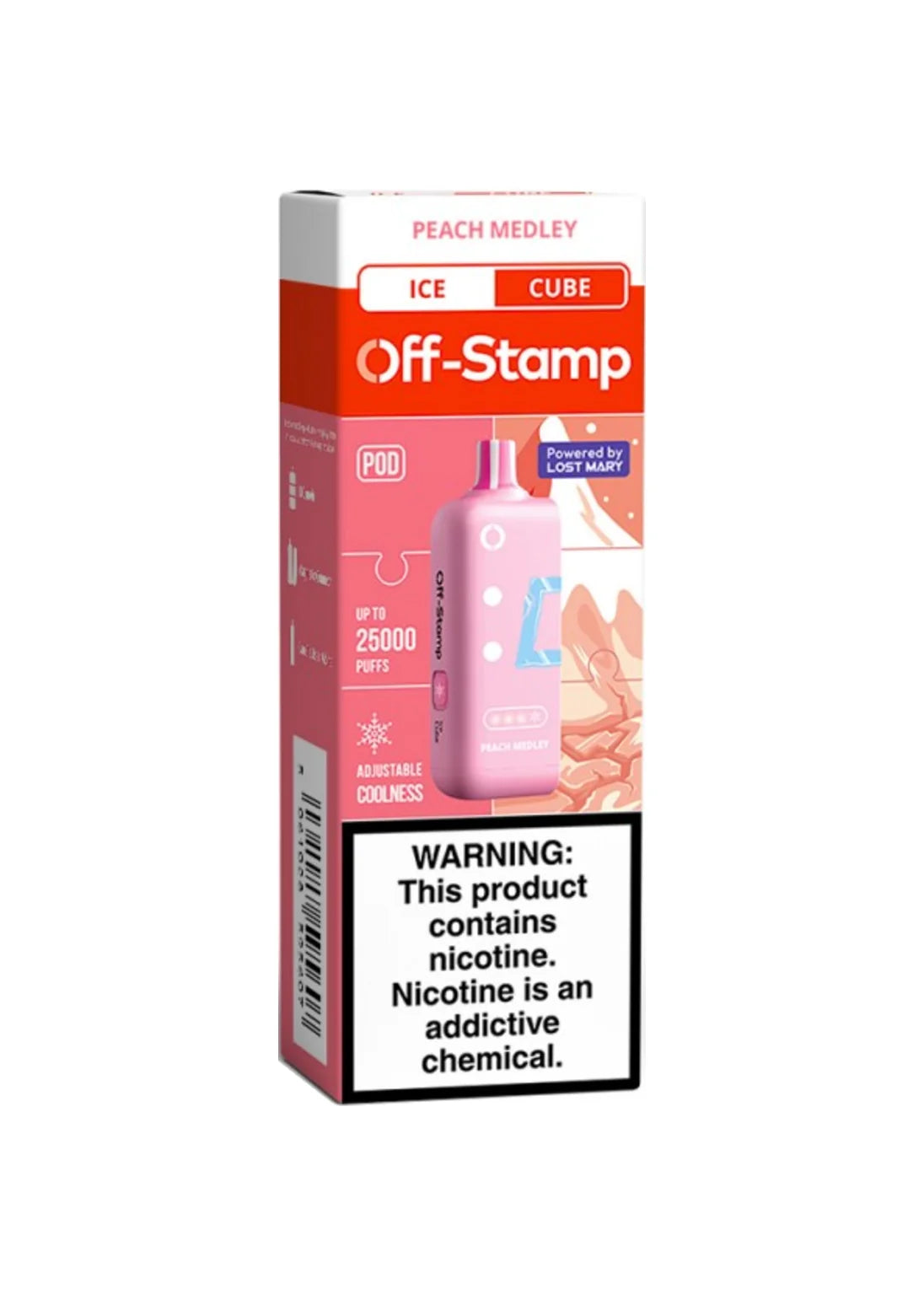 Off-Stamp Ice Cube Pod Peach Medley | GetPop Off-Stamp Ice Cube Pod Peach Medley | GetPop