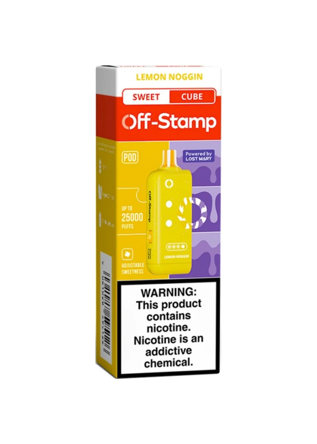 Off-Stamp Sweet Cube Pod Lemon Noggin | GetPop Off-Stamp Sweet Cube Pod Lemon Noggin | GetPop