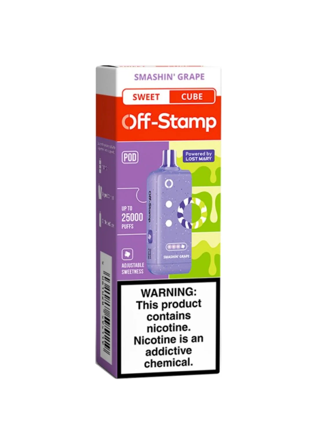 Off-Stamp Sweet Cube Pod Smashin Grape | GetPop