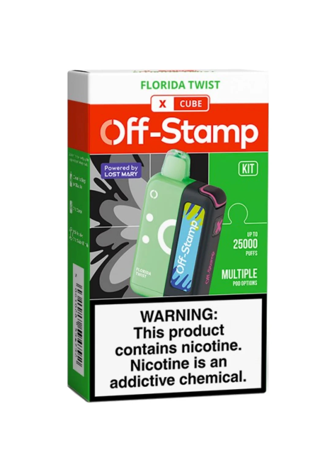 Off-Stamp X-Cube Kit Florida Twist | GetPop Off-Stamp X-Cube Kit Florida Twist | GetPop