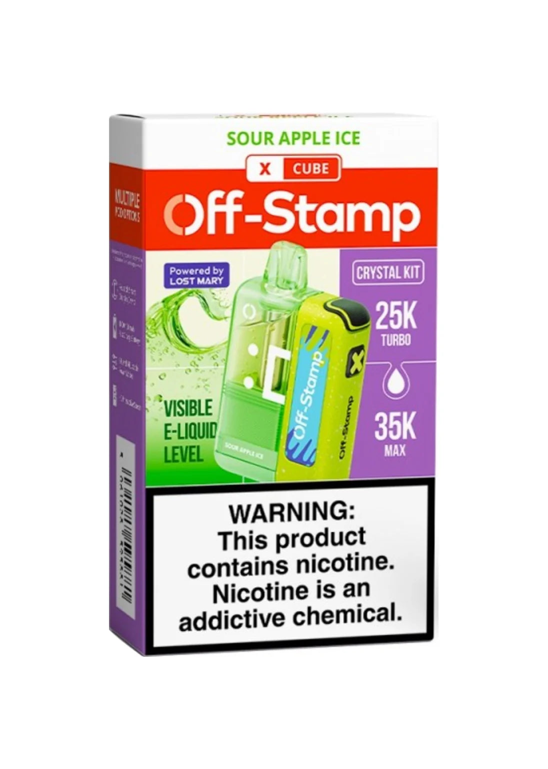 Off-Stamp X-Cube Kit Sour Apple Ice | GetPop