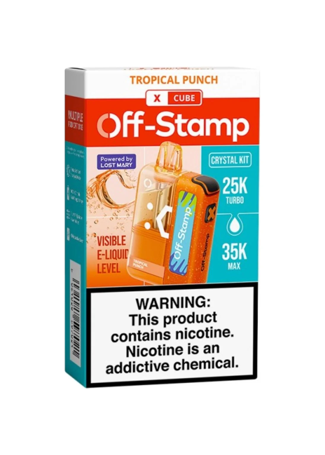 Off-Stamp X-Cube Kit Tropical Punch | GetPop Off-Stamp X-Cube Kit Tropical Punch | GetPop