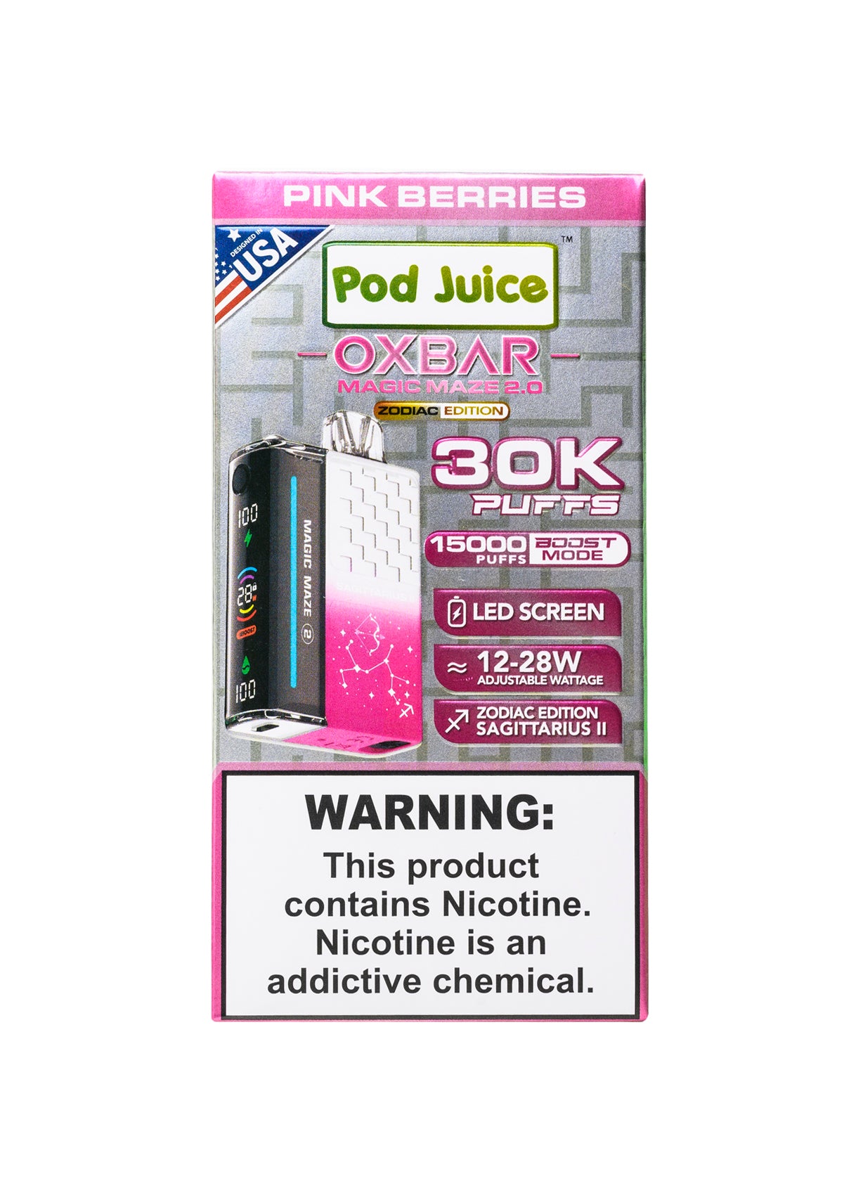 Oxbar Magic Maze 2 Pink Berries | GetPop