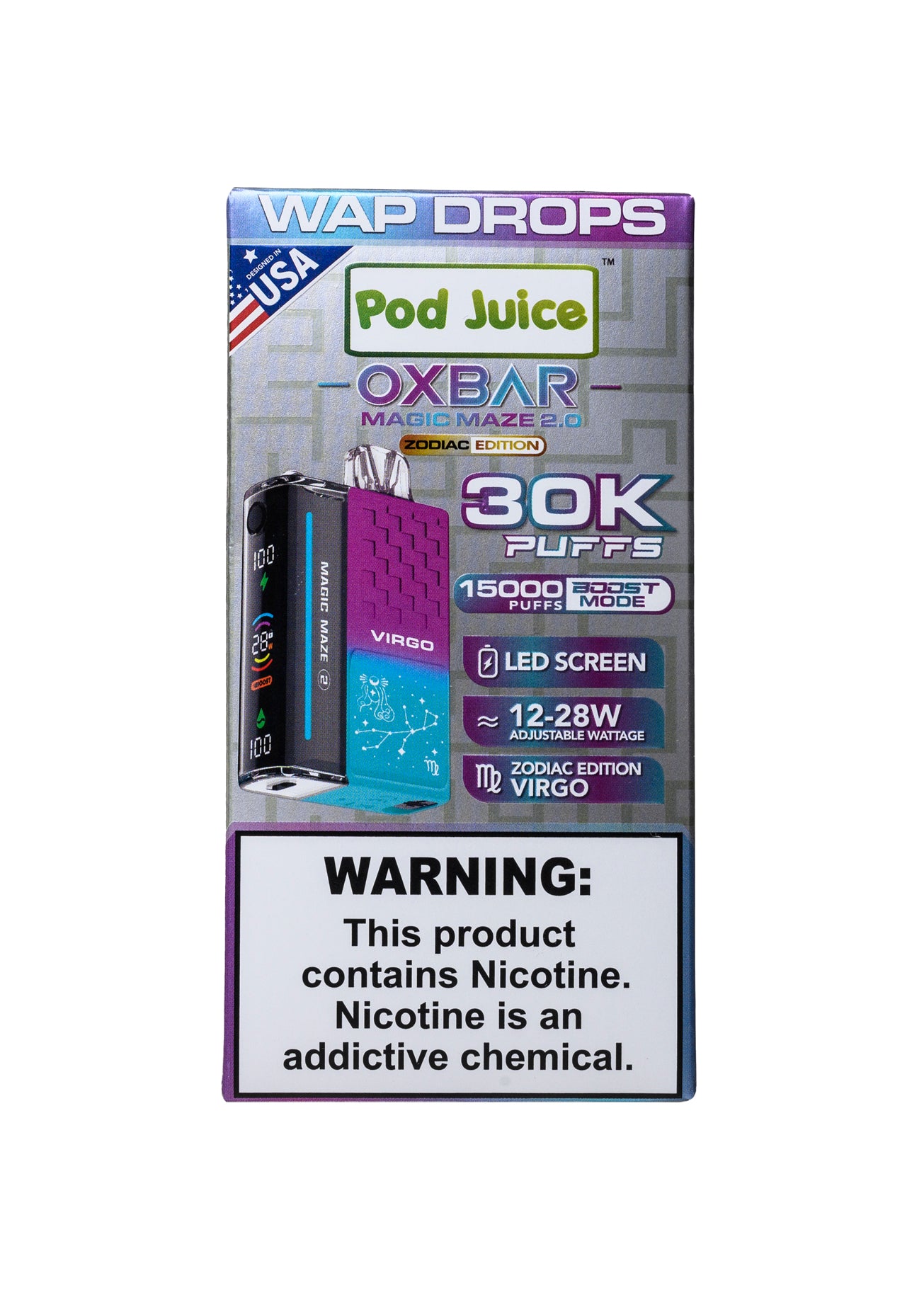 Oxbar Magic Maze 2 Wap Drops (Watermelon Apple Peach) | GetPop