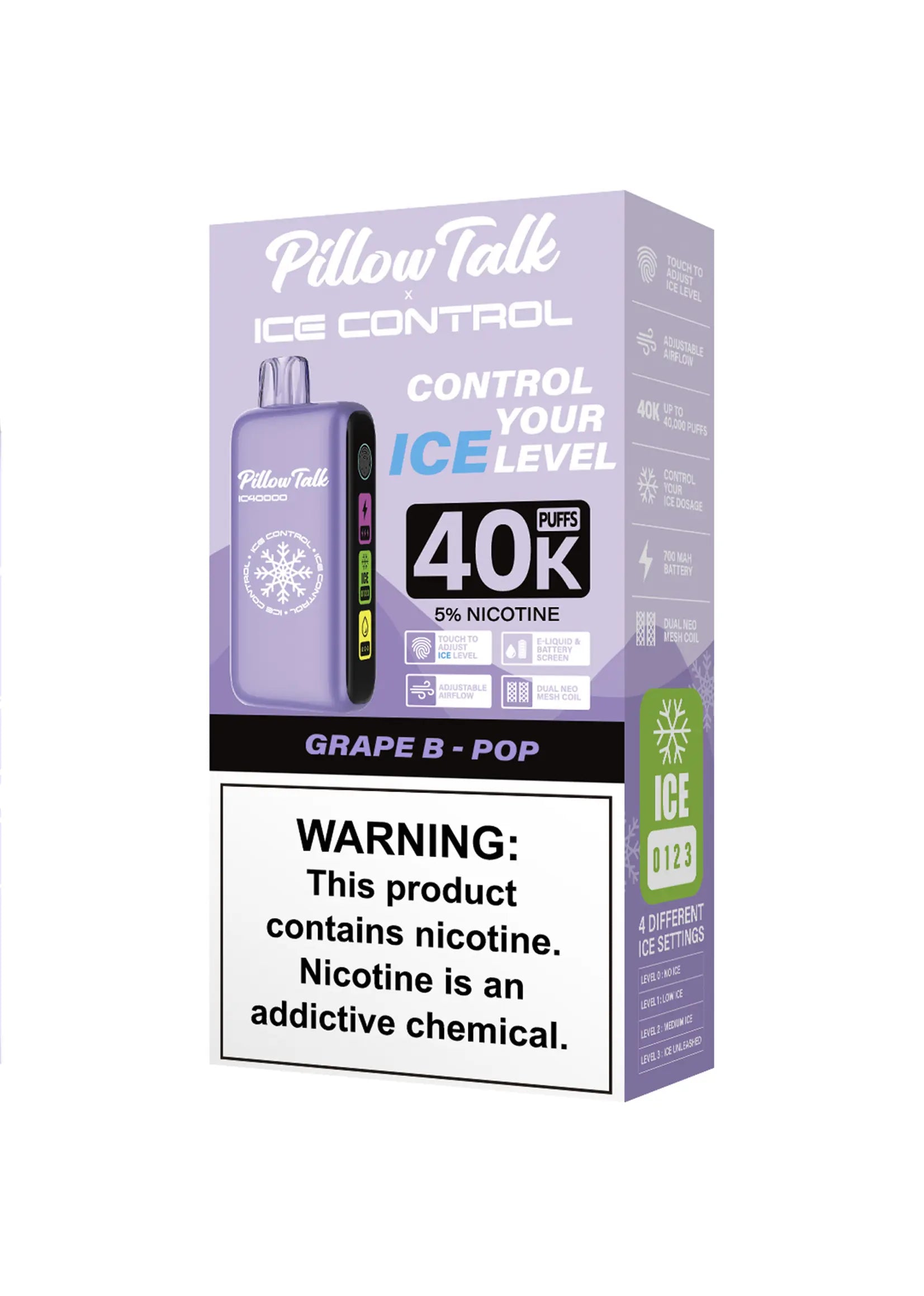 Pillow Talk Ice Control IC40000 Grape B-Pop | GetPop