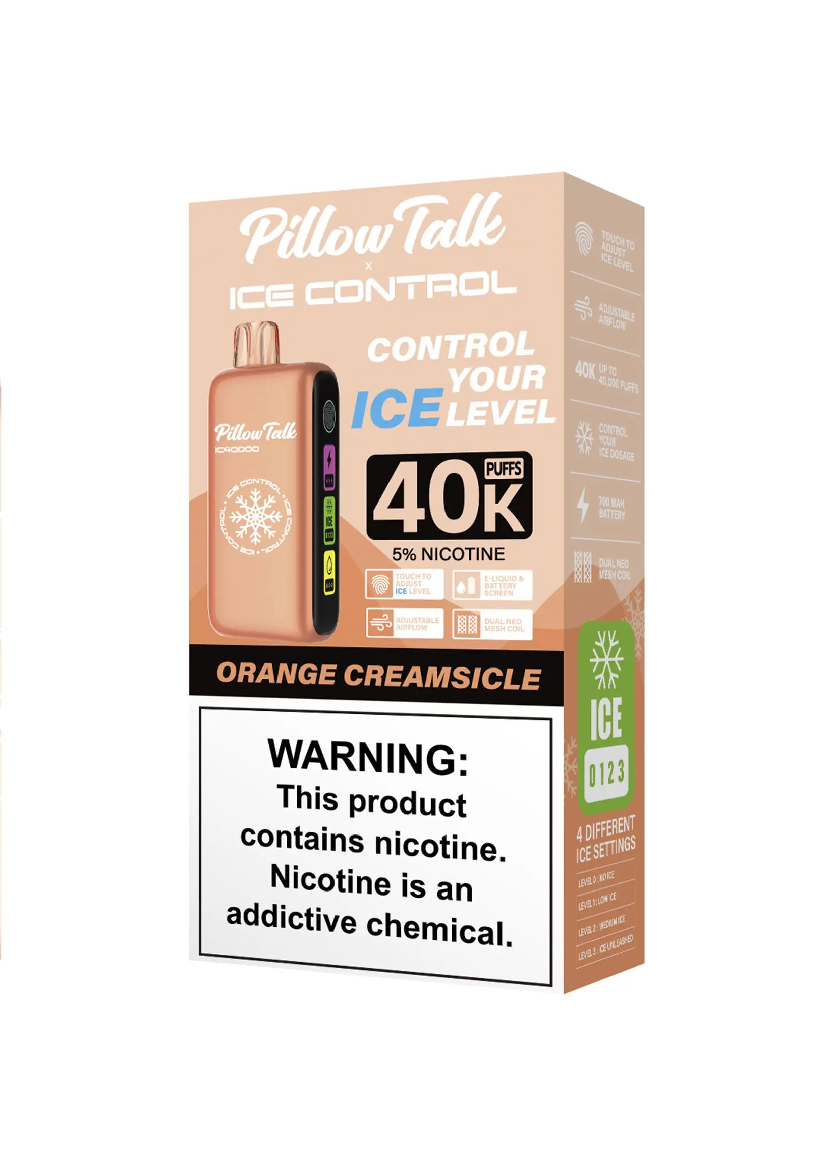 Pillow Talk Ice Control IC40000 Orange Creamsicle | GetPop