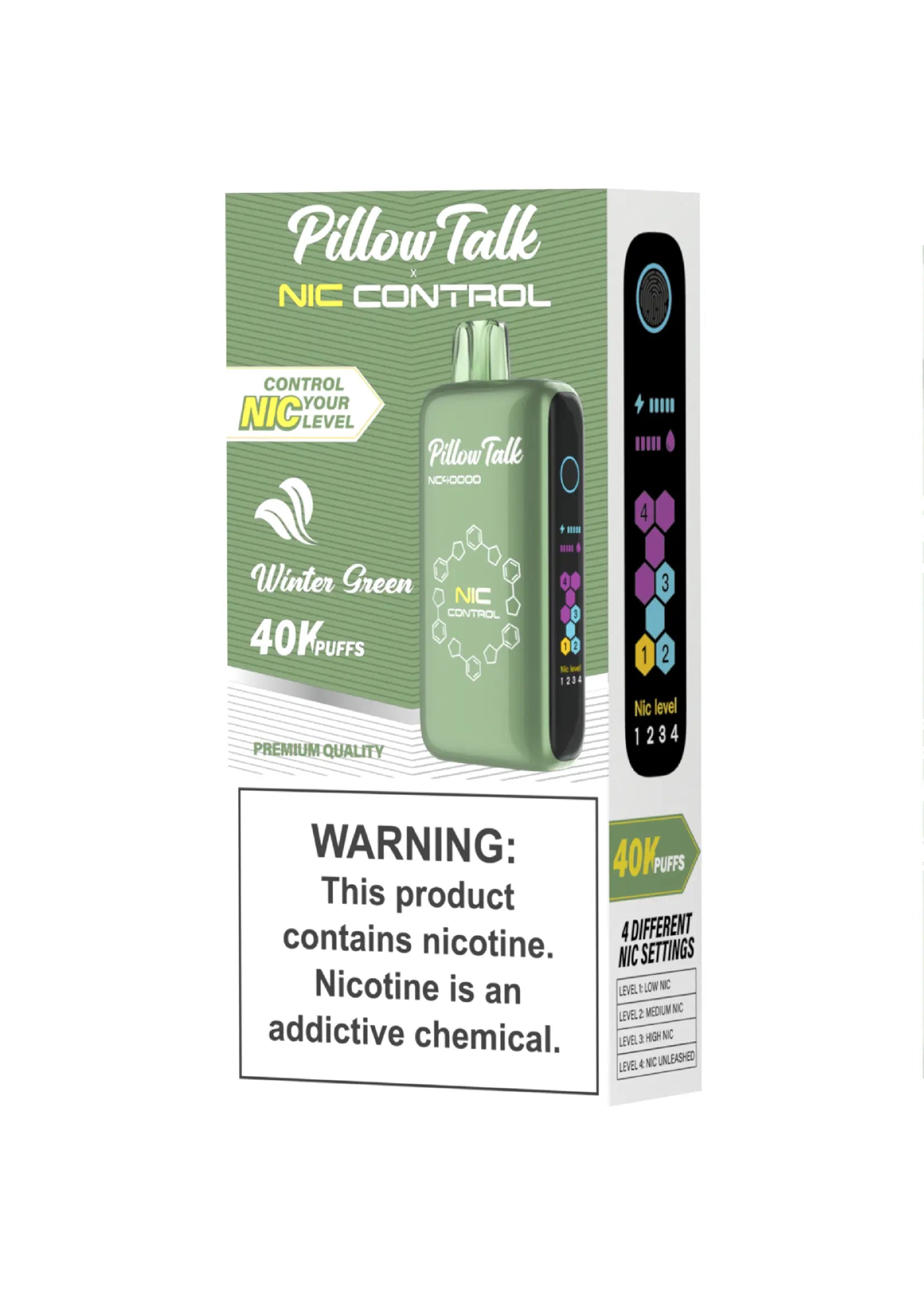 Pillow Talk Nic Control NC40000 Winter Green | GetPop Pillow Talk Nic Control NC40000 Winter Green | GetPop