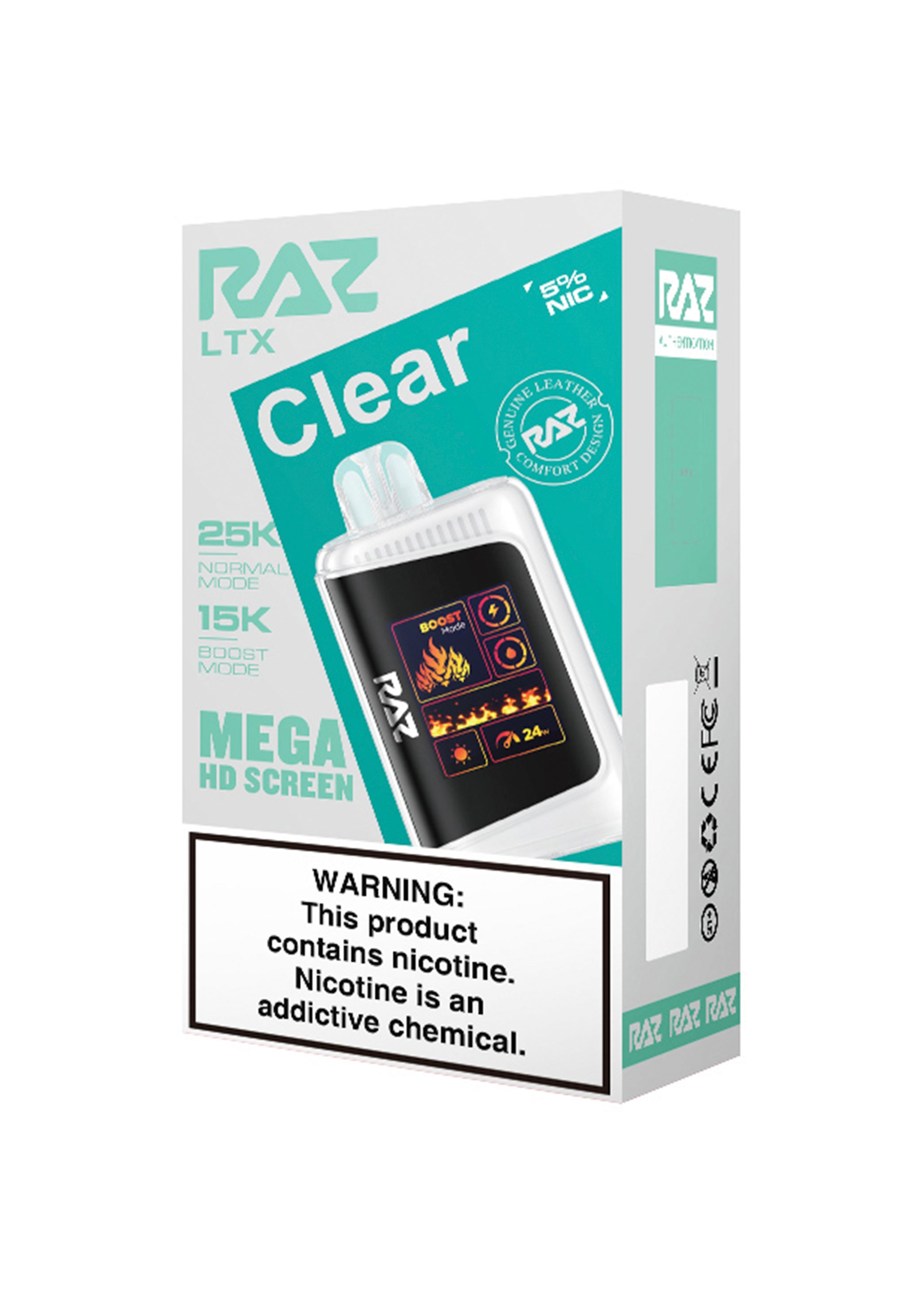 RAZ LTX 25K Clear | GetPop RAZ LTX 25K Clear | GetPop