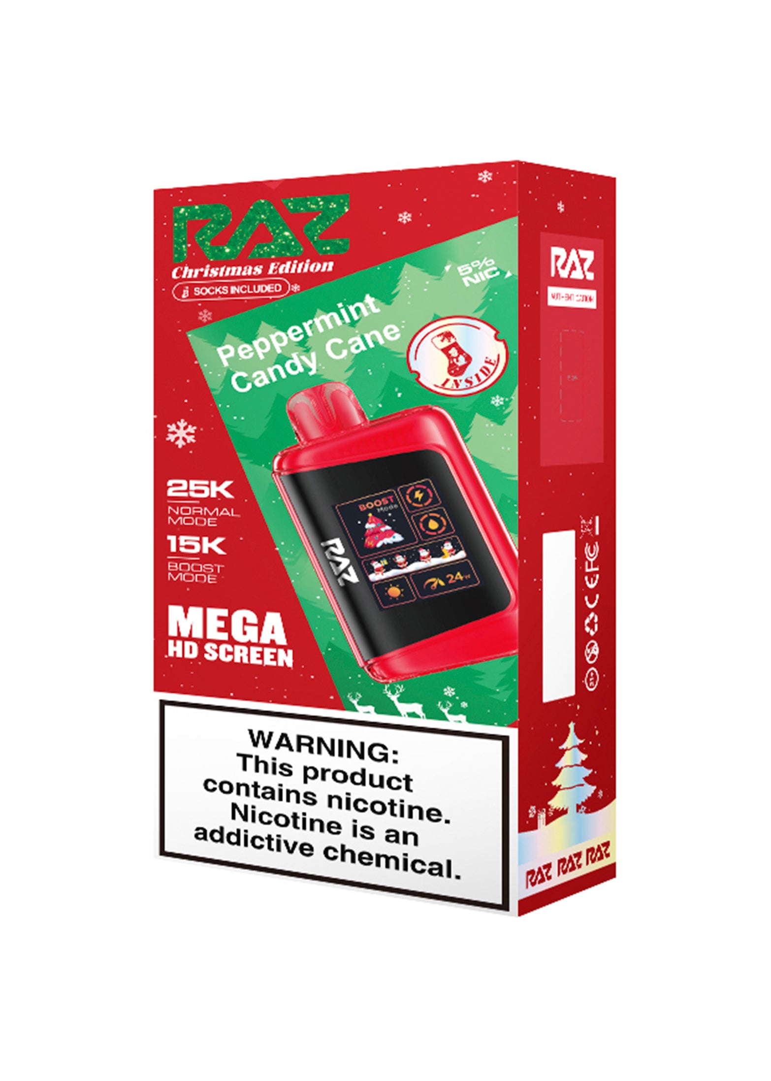 RAZ LTX 25K Peppermint Candy Cane (Christmas Edition) | GetPop RAZ LTX 25K Peppermint Candy Cane (Christmas Edition) | GetPop