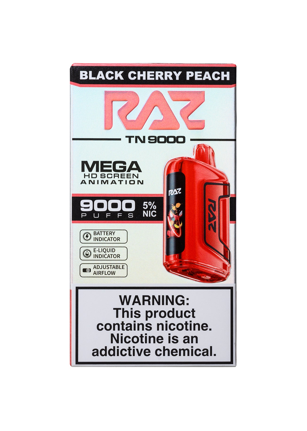 Raz Vicky Flavor RAZ TN9000 Black Cherry Peach Vicky Raz TN9000 Disposable Vape - Nicotine 50mg Raz Vicky Flavor RAZ TN9000 Black Cherry Peach Vicky Raz TN9000 Disposable Vape - Nicotine 50mg