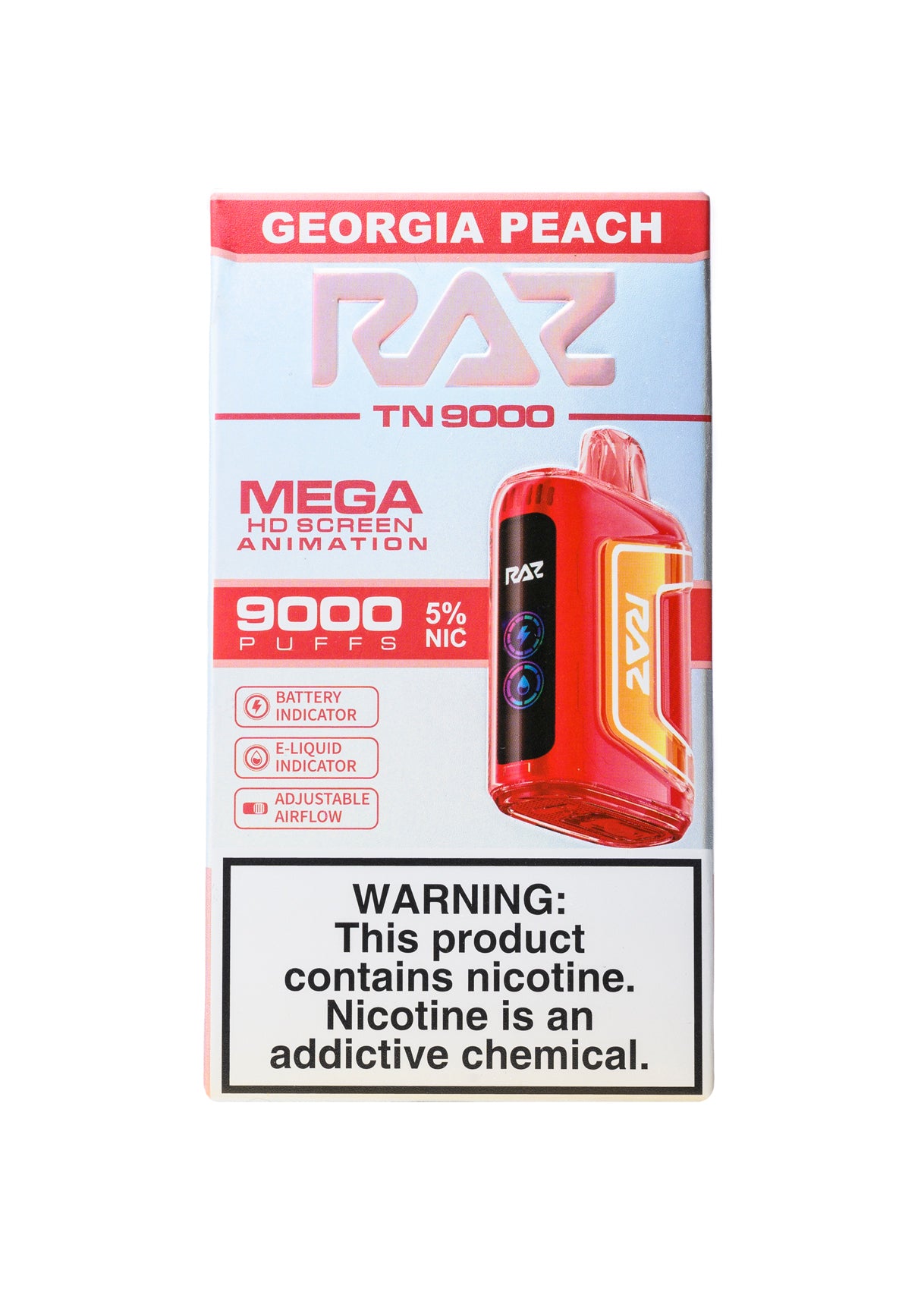 RAZ TN9000 Georgia Peach | GetPop RAZ TN9000 Georgia Peach | GetPop