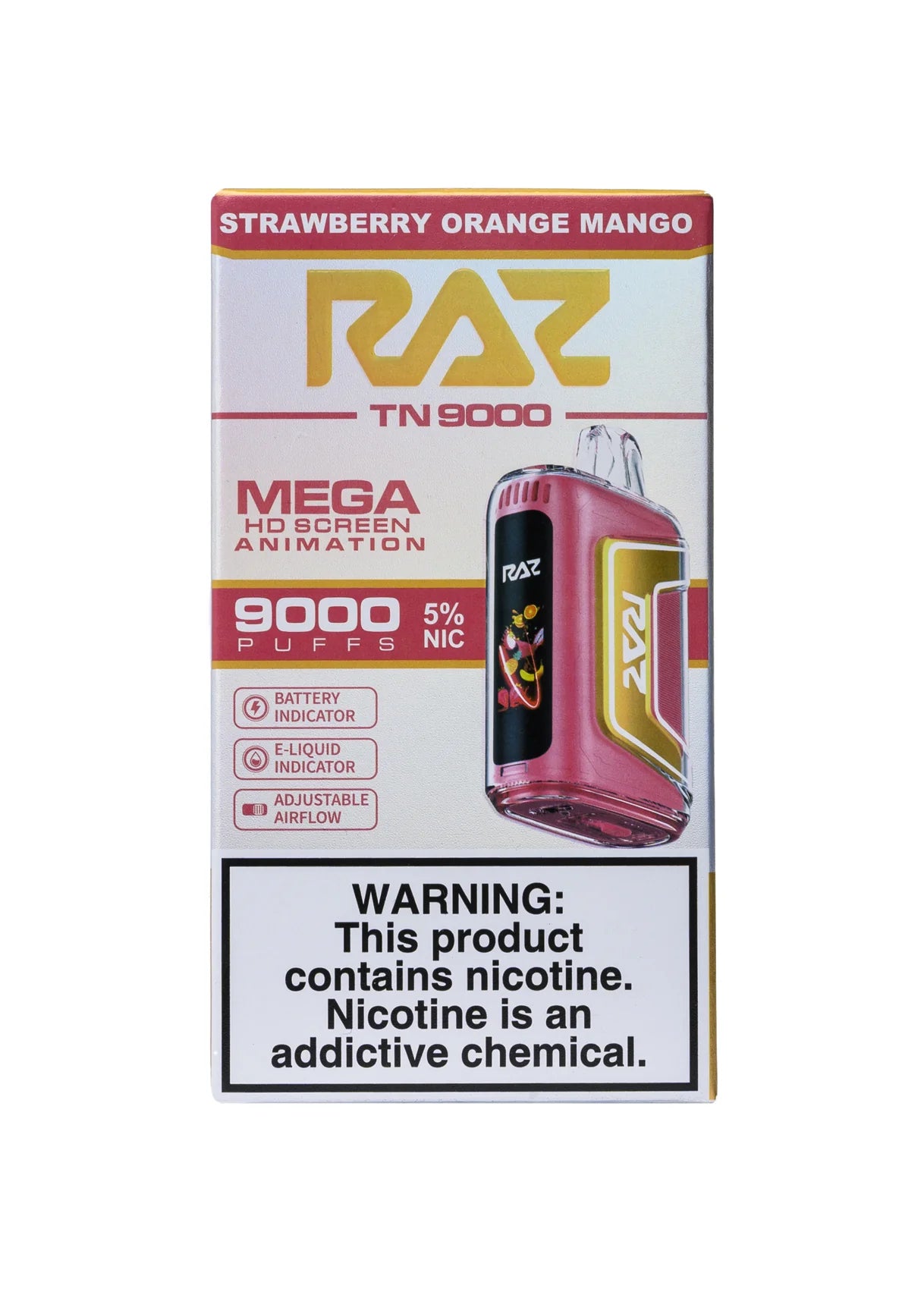Cactus Jack Raz Flavor Vape Cactus Jack Raz TN9000 RAZ TN9000 Strawberry Orange Mango | GetPop Cactus Jack Raz Flavor Vape Cactus Jack Raz TN9000 RAZ TN9000 Strawberry Orange Mango | GetPop