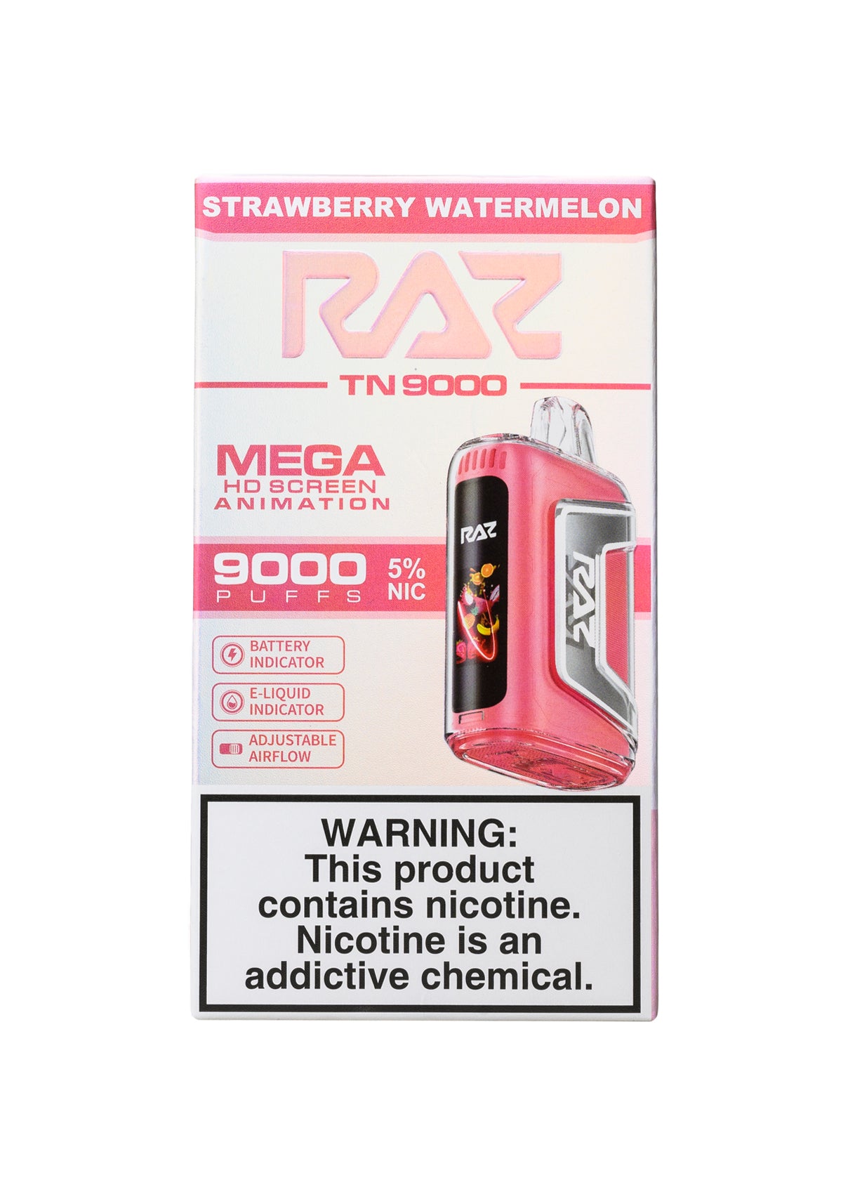 RAZ TN9000 Strawberry Watermelon | GetPop RAZ TN9000 Strawberry Watermelon | GetPop