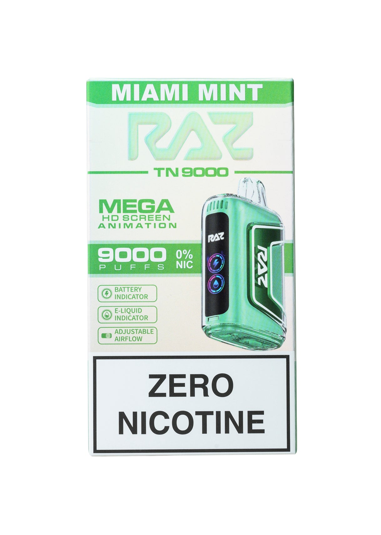 RAZ TN9000 ZERO Miami Mint 0% | GetPop RAZ TN9000 ZERO Miami Mint 0% | GetPop