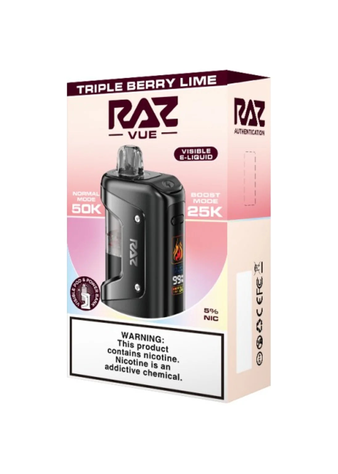 RAZ VUE 50K Kit Triple Berry Lime | GetPop RAZ VUE 50K Kit Triple Berry Lime | GetPop