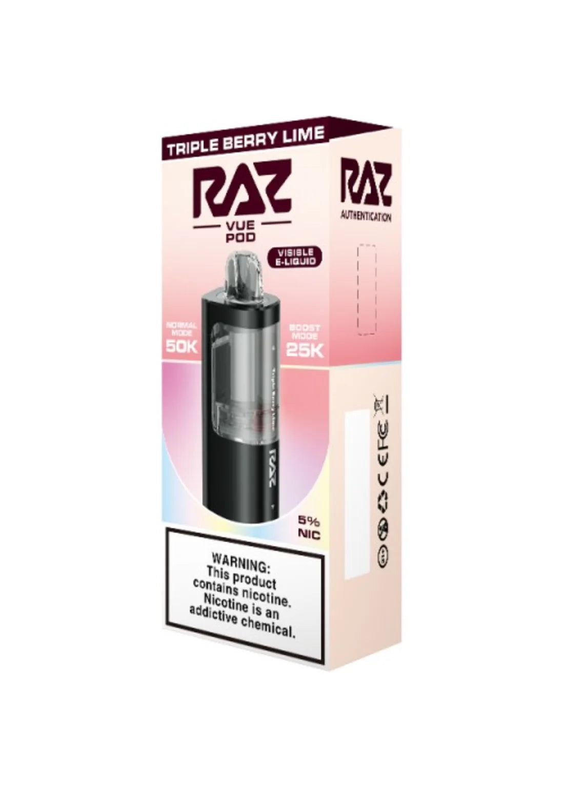 RAZ VUE 50K Pod Triple Berry Lime | GetPop RAZ VUE 50K Pod Triple Berry Lime | GetPop