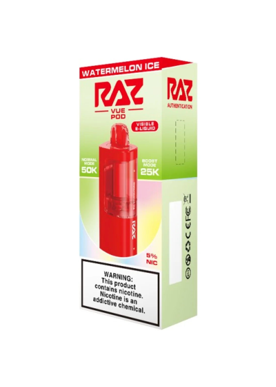 RAZ VUE 50K Pod Watermelon Ice | GetPop RAZ VUE 50K Pod Watermelon Ice | GetPop