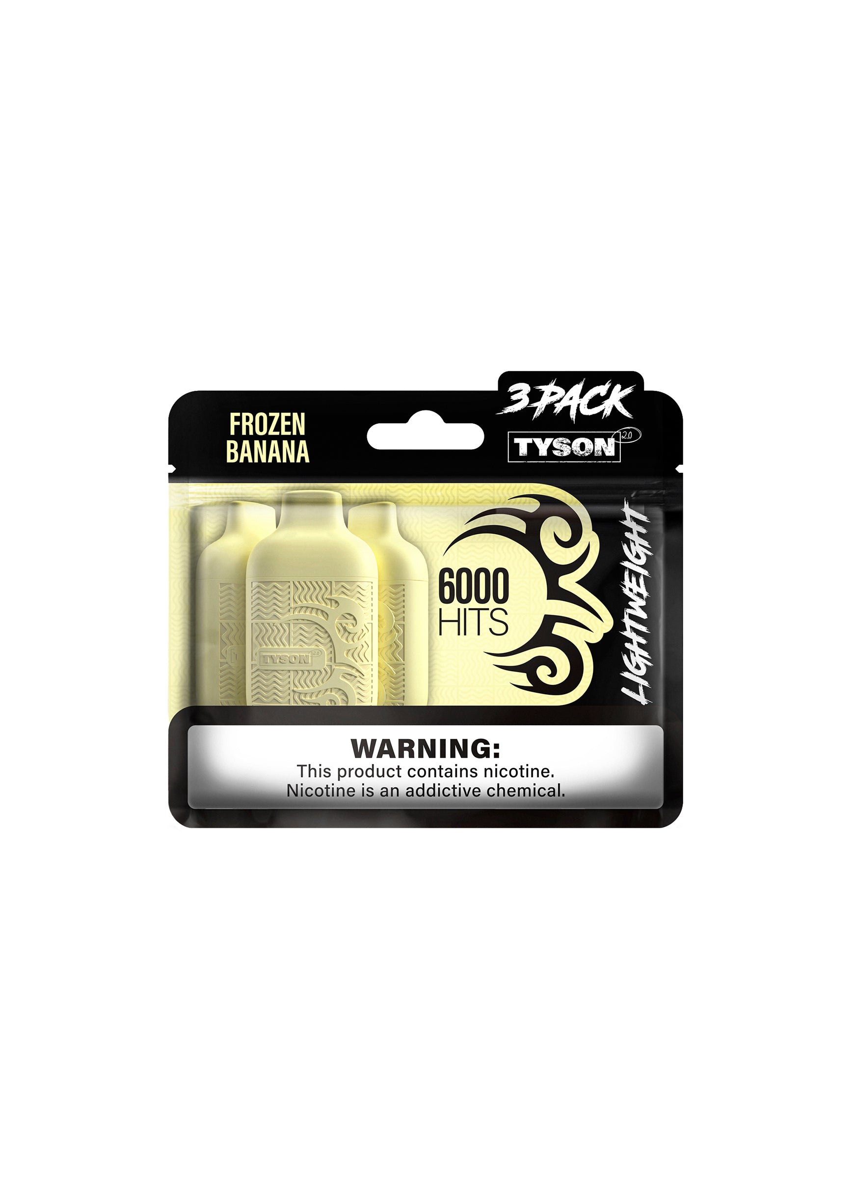 Tyson 2.0 Lightweight 6K Frozen Banana | GetPop Tyson 2.0 Lightweight 6K Frozen Banana | GetPop