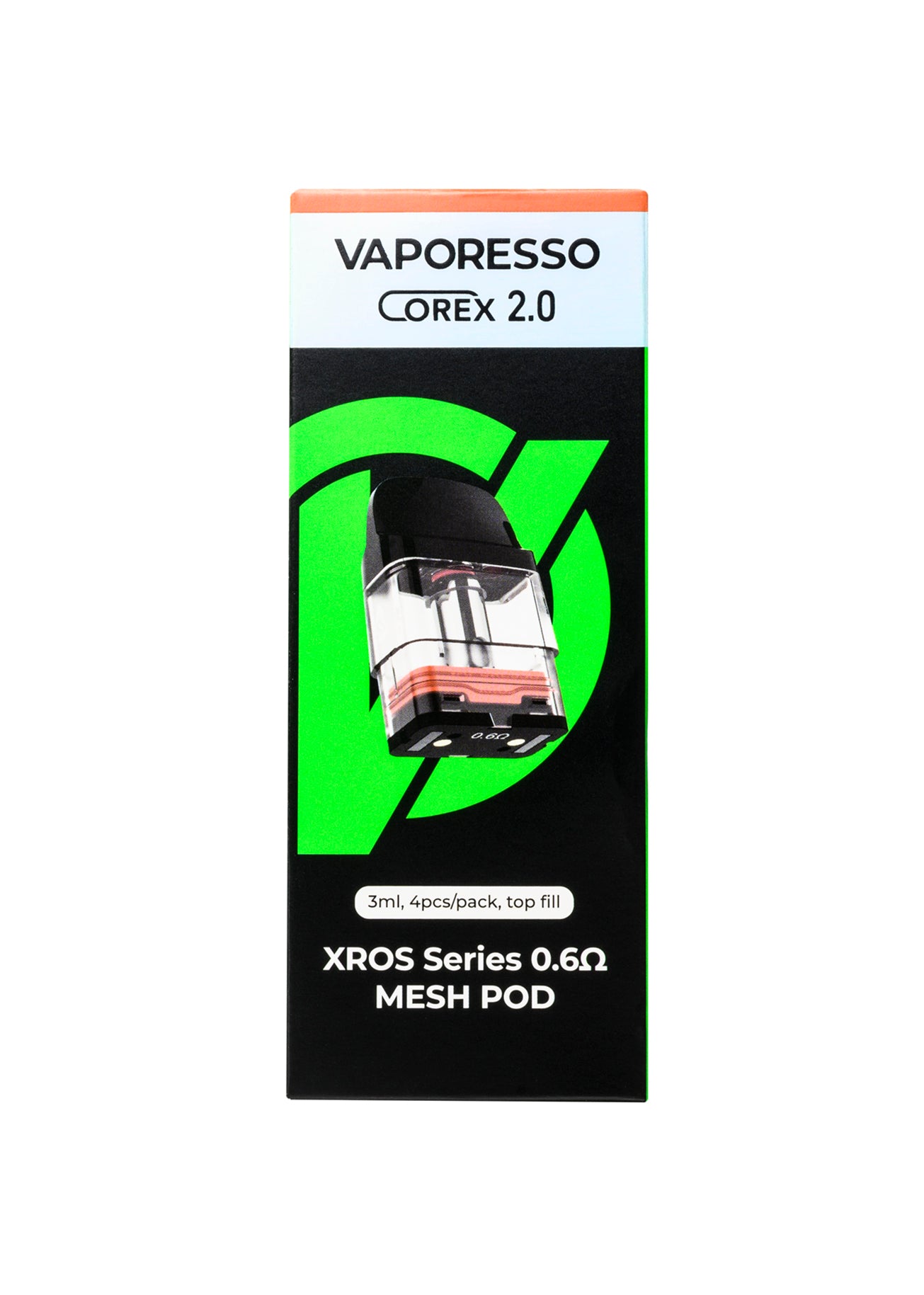 Vaporesso XROS Pods 0.6-ohm Mesh (Top Fill) | GetPop Vaporesso XROS Pods 0.6-ohm Mesh (Top Fill) | GetPop